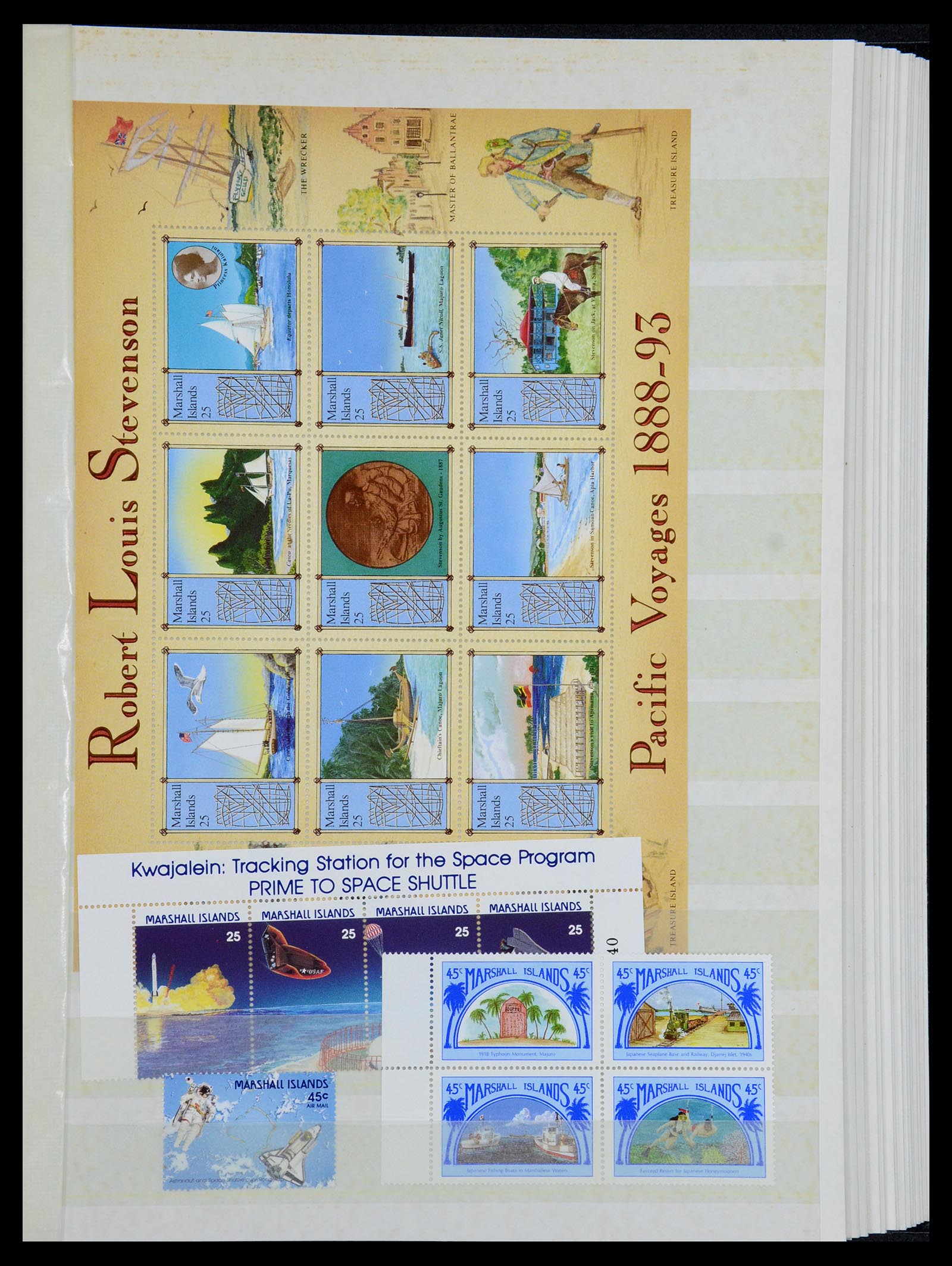 35991 037 - Postzegelverzameling 35991 Marshall eilanden 1984-1992.