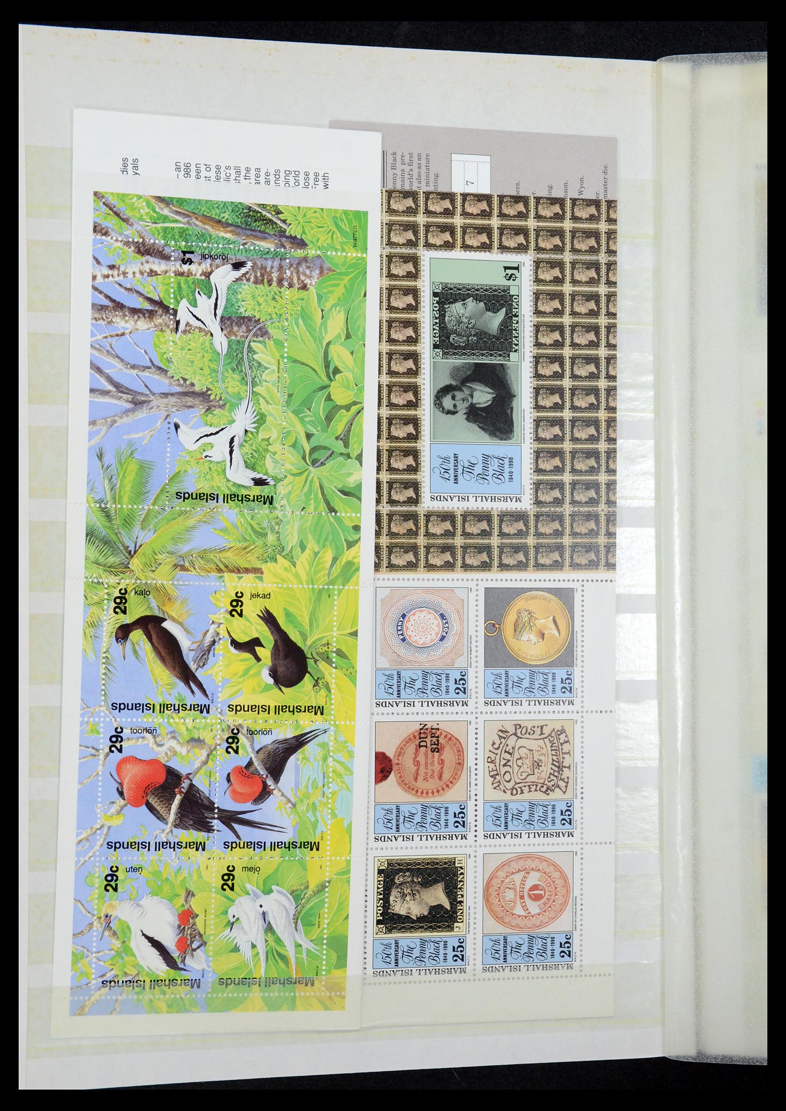 35991 041 - Postzegelverzameling 35991 Marshall eilanden 1984-1992.