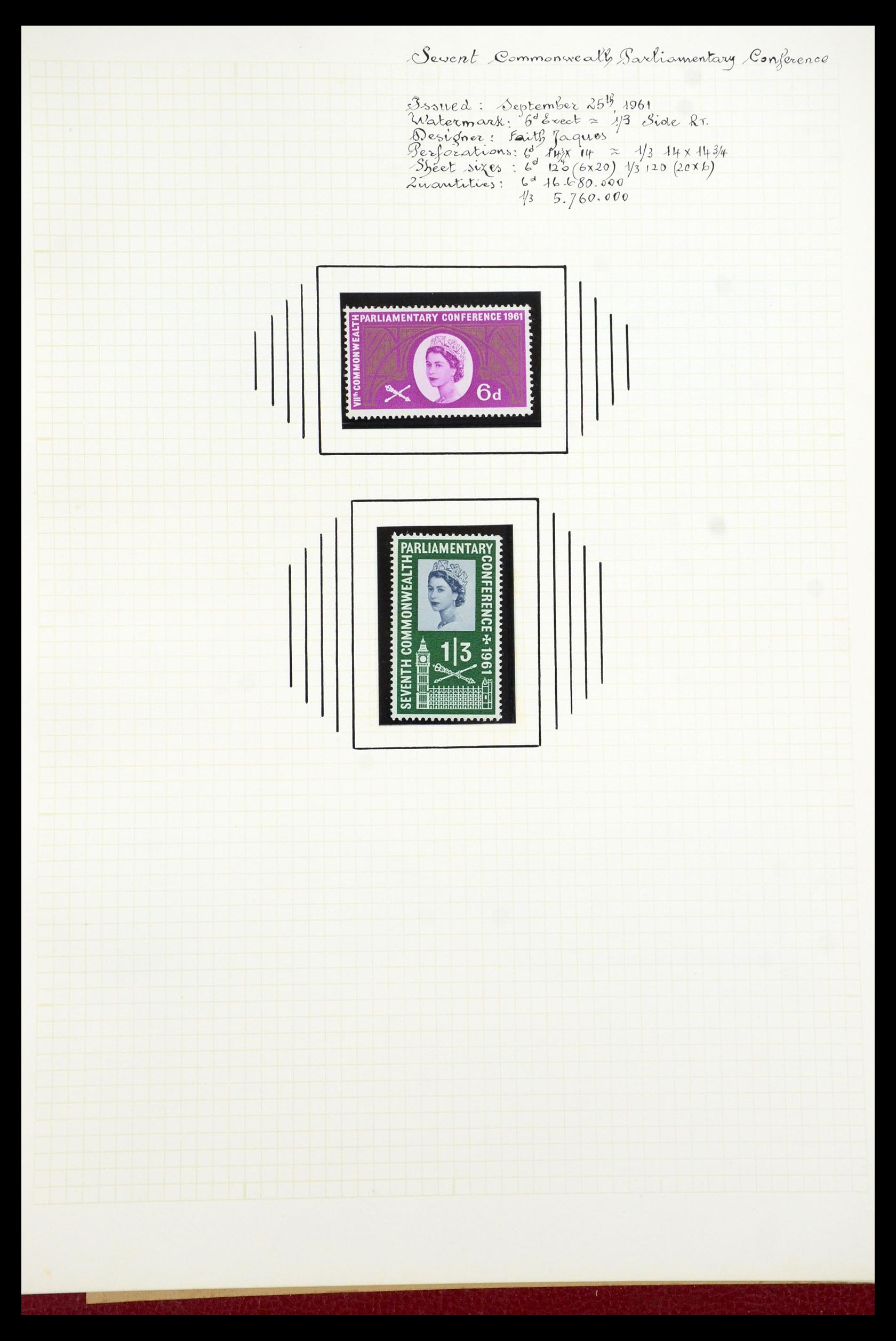 35993 005 - Postzegelverzameling 35993 Engeland 1953-1967.