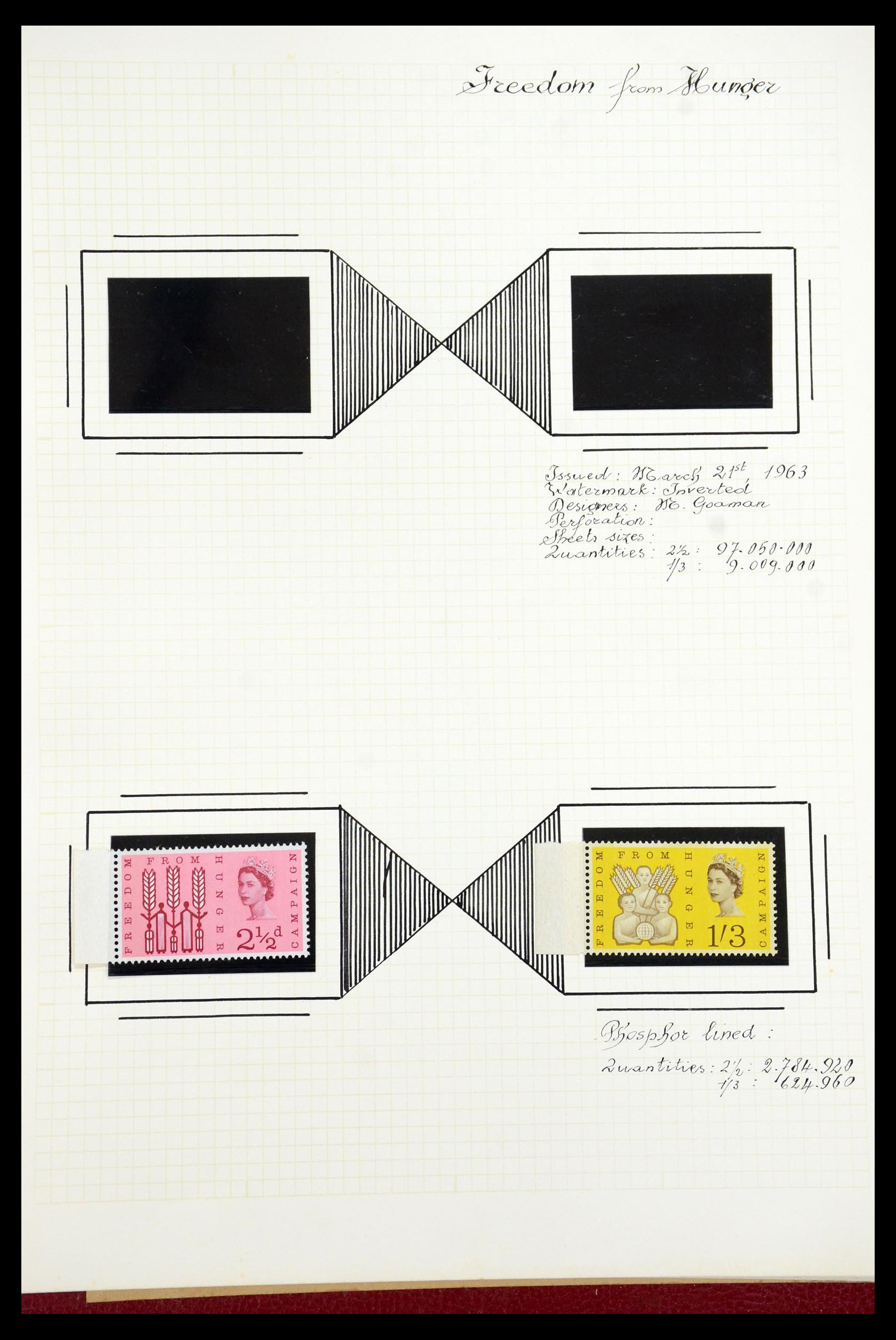 35993 006 - Postzegelverzameling 35993 Engeland 1953-1967.