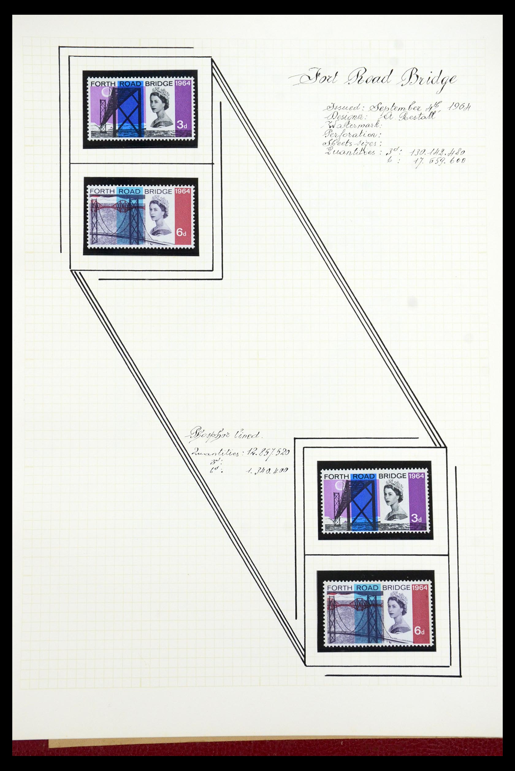 35993 013 - Postzegelverzameling 35993 Engeland 1953-1967.