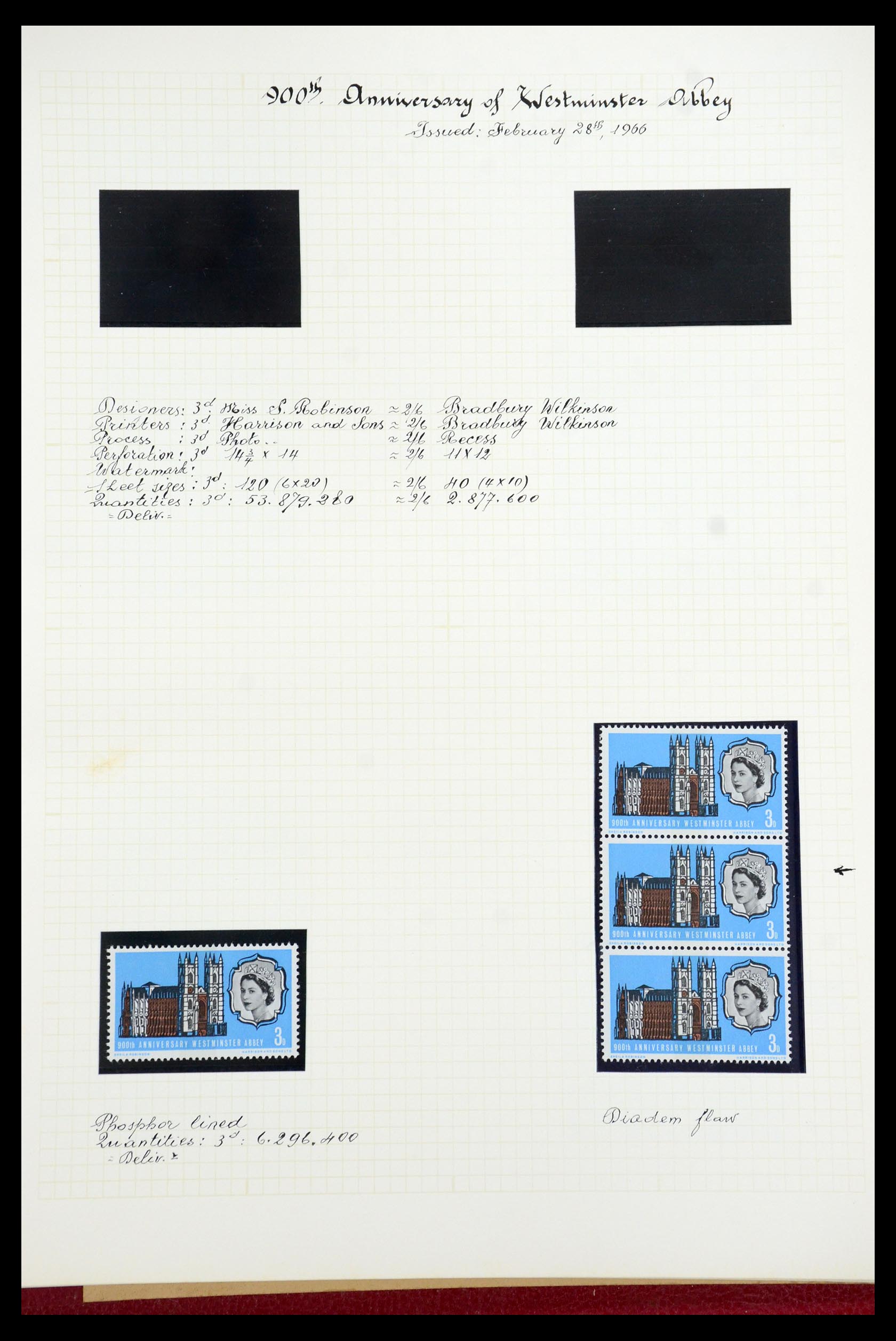 35993 024 - Postzegelverzameling 35993 Engeland 1953-1967.