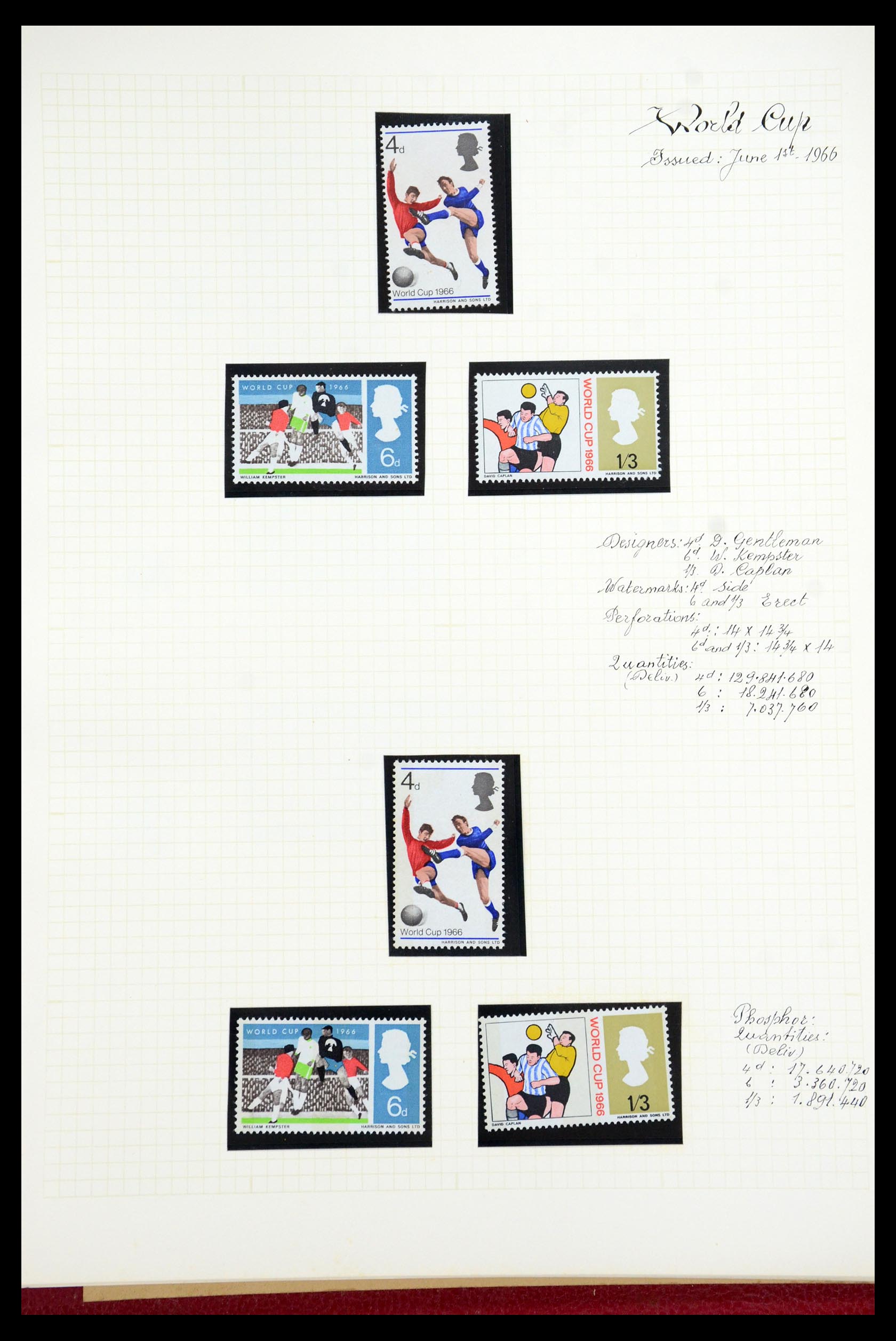 35993 027 - Postzegelverzameling 35993 Engeland 1953-1967.