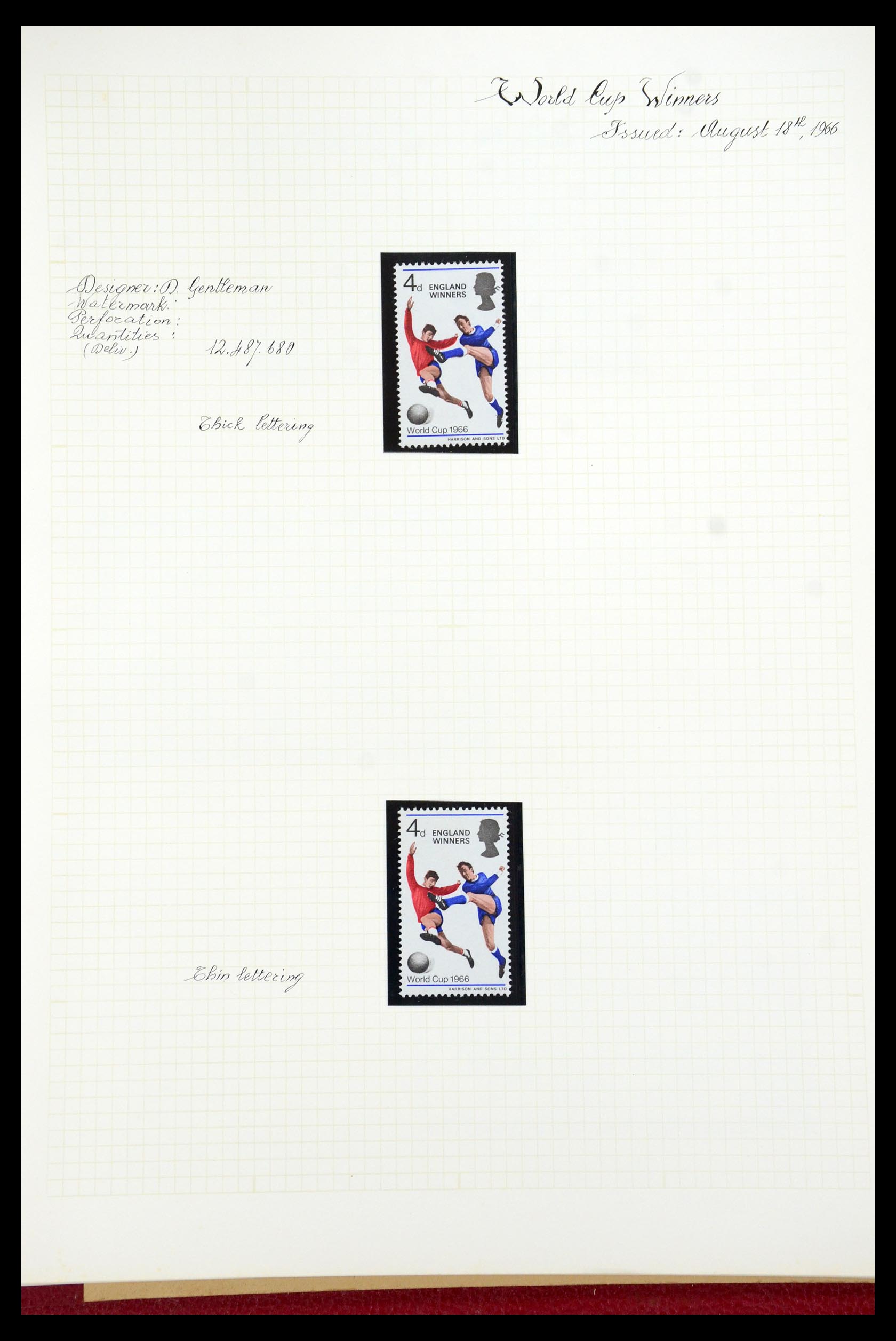 35993 029 - Postzegelverzameling 35993 Engeland 1953-1967.