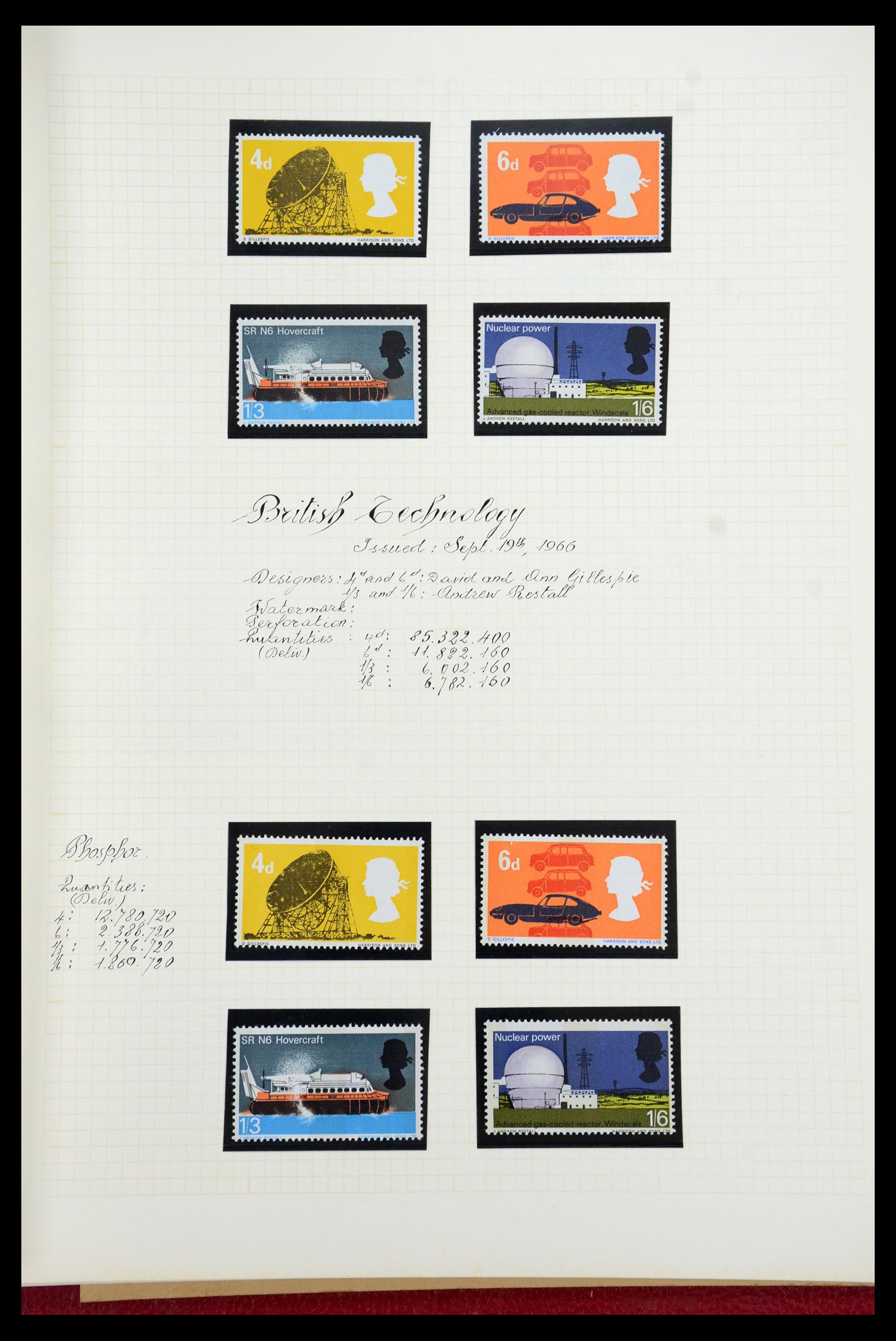 35993 031 - Postzegelverzameling 35993 Engeland 1953-1967.