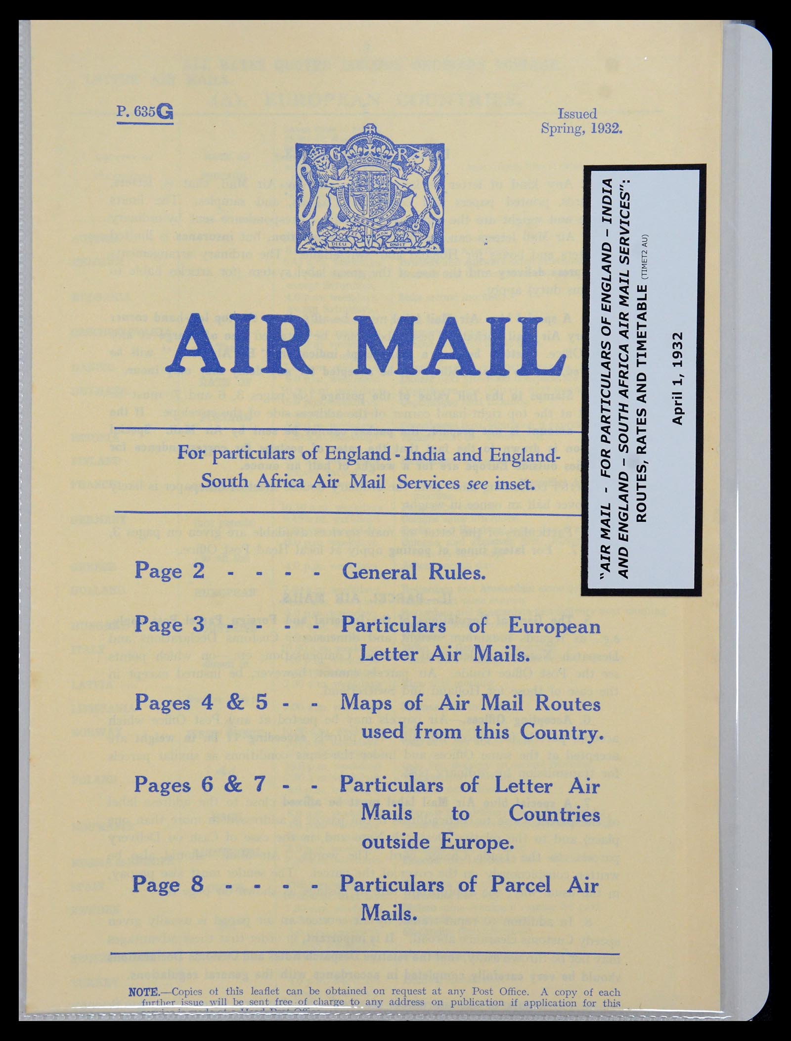 35994 030 - Postzegelverzameling 35994 Ierland luchtpost brieven 1929-1932.