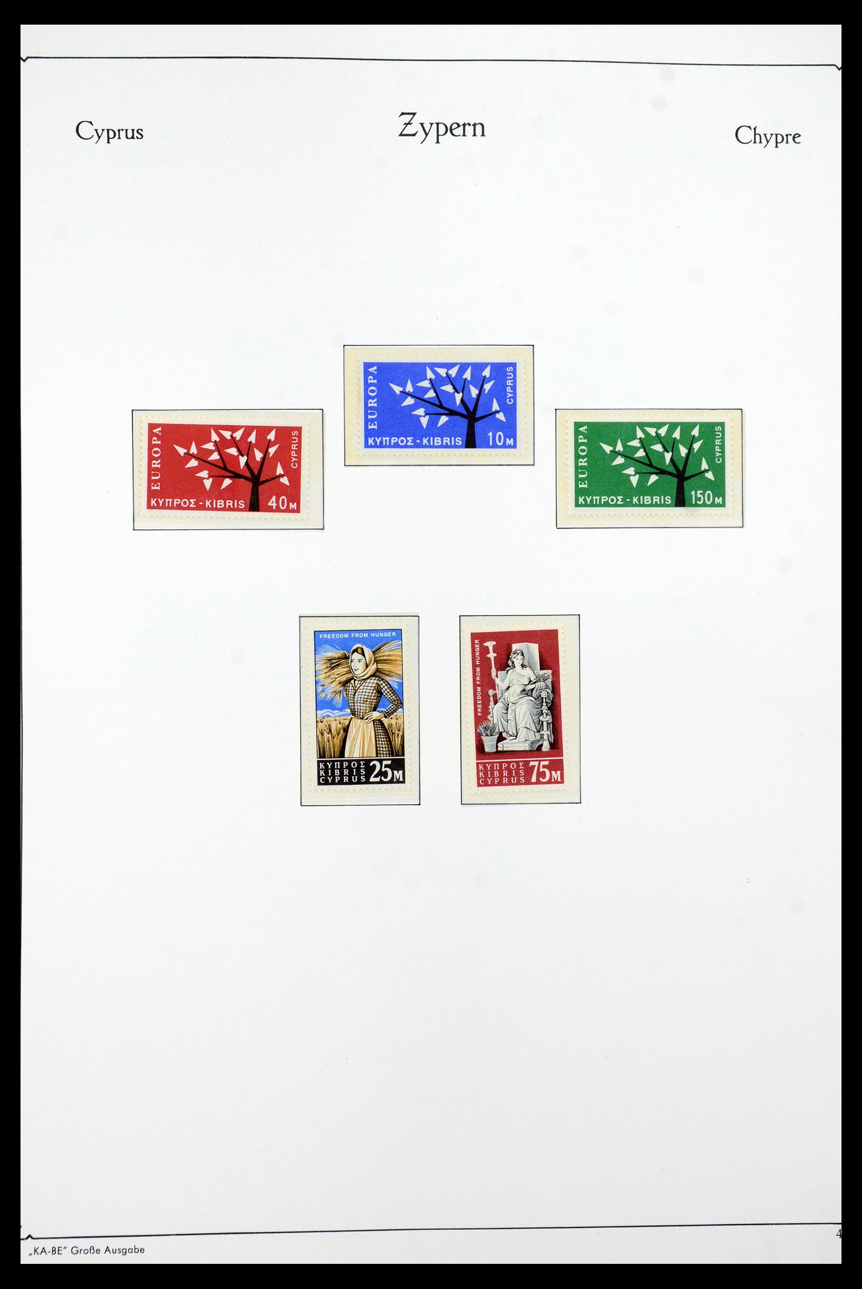 35998 008 - Postzegelverzameling 35998 Cyprus 1935-2004.