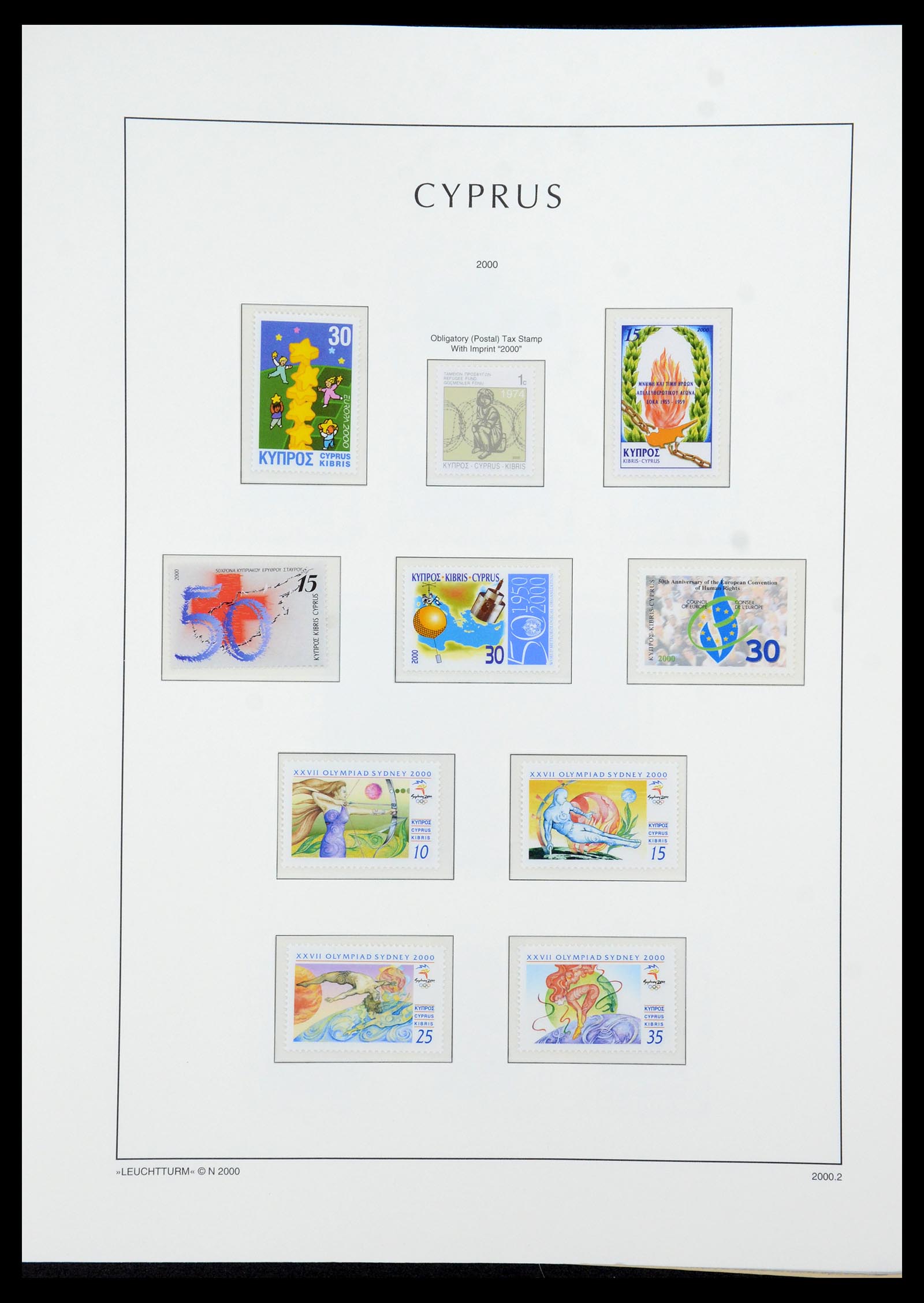 35998 094 - Postzegelverzameling 35998 Cyprus 1935-2004.