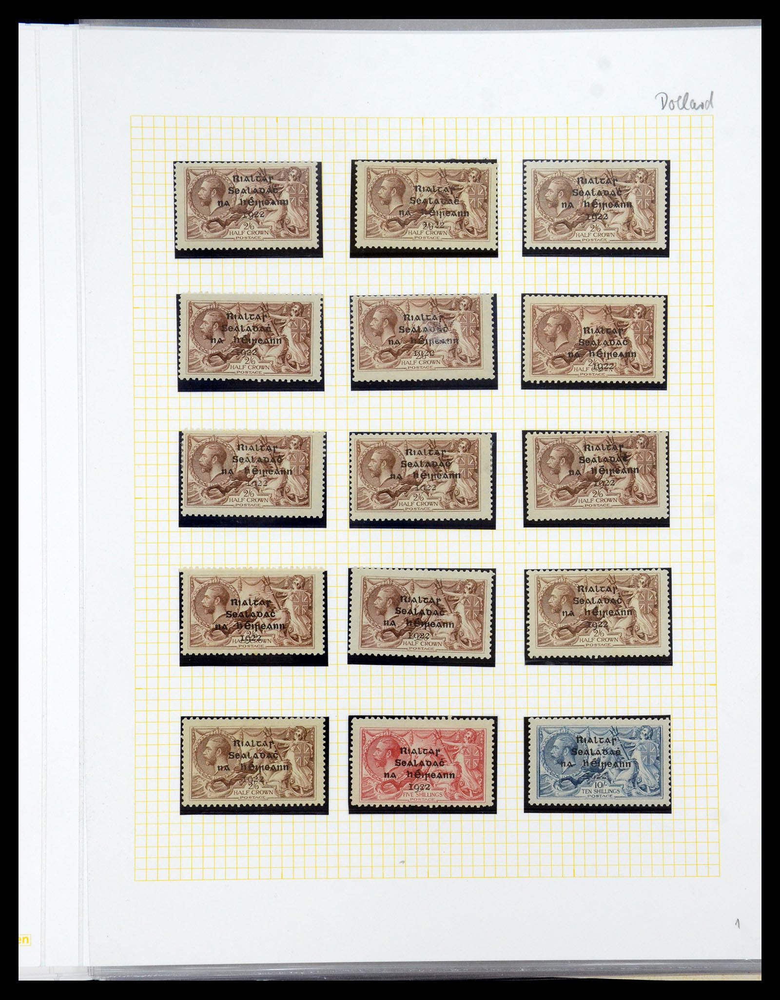 36000 001 - Postzegelverzameling 36000 Ierland seahorses 1922-1935.