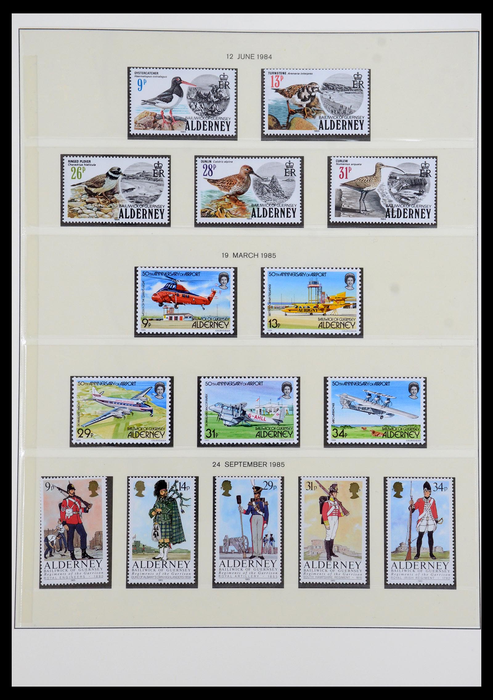 36001 002 - Stamp collection 36001 Alderney 1983-2008.
