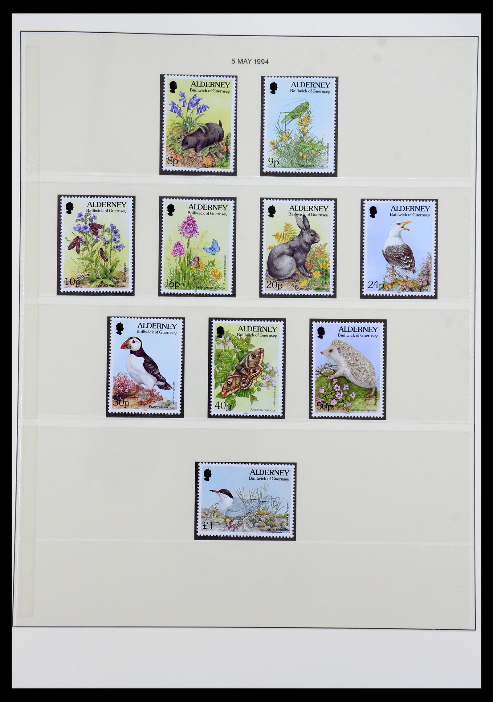 36001 007 - Postzegelverzameling 36001 Alderney 1983-2008.