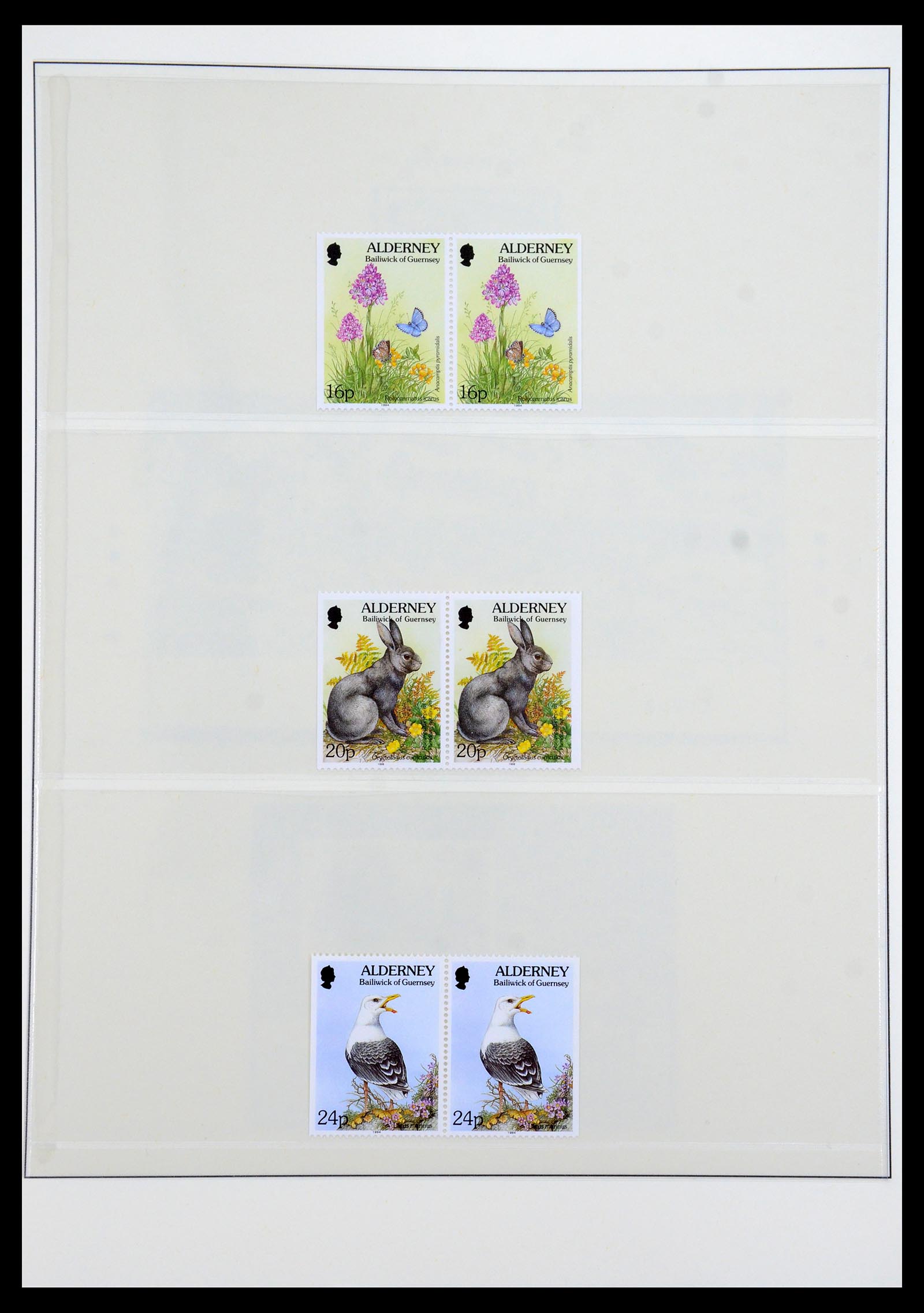 36001 008 - Postzegelverzameling 36001 Alderney 1983-2008.