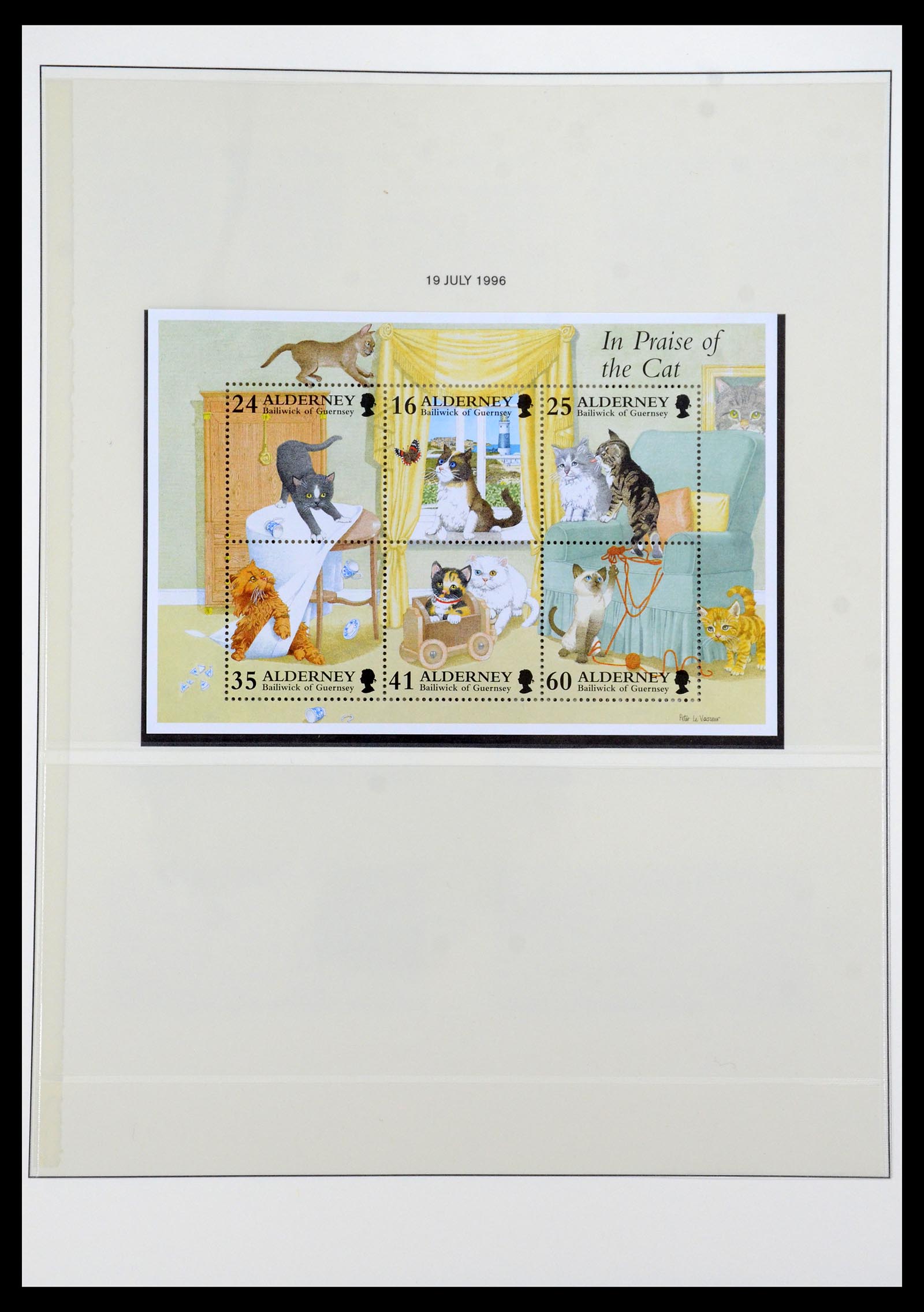 36001 011 - Postzegelverzameling 36001 Alderney 1983-2008.