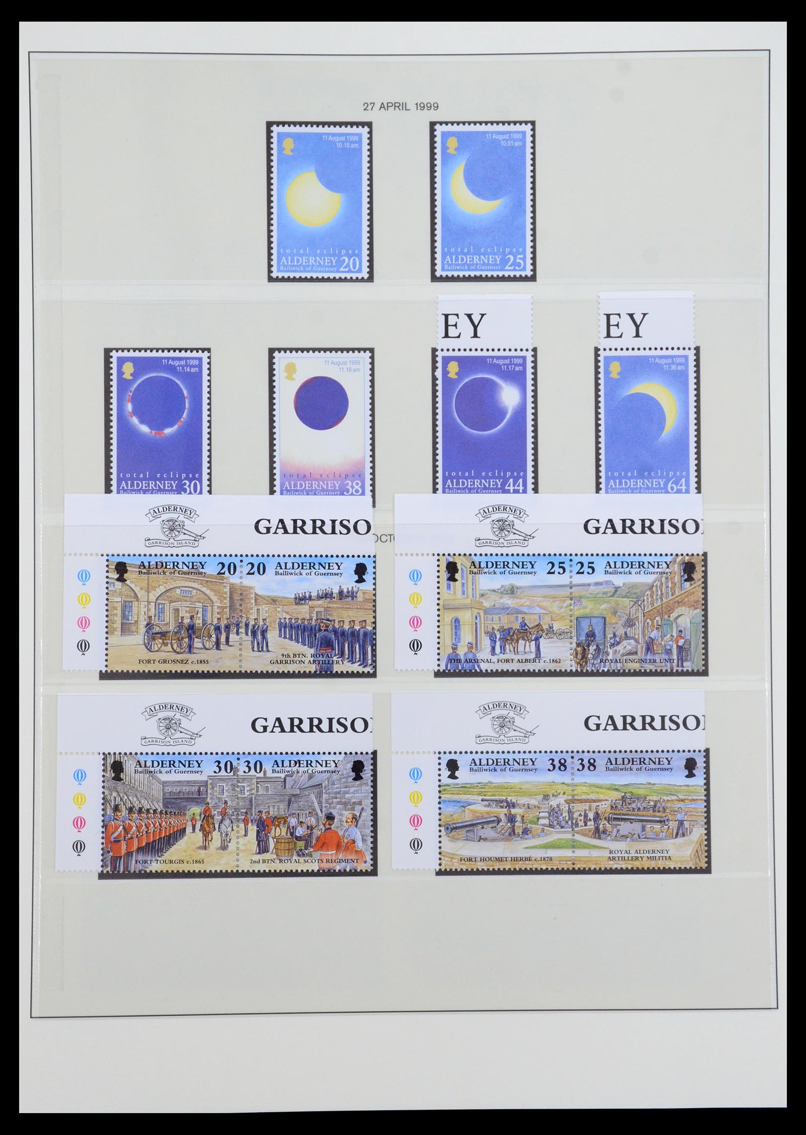36001 016 - Postzegelverzameling 36001 Alderney 1983-2008.
