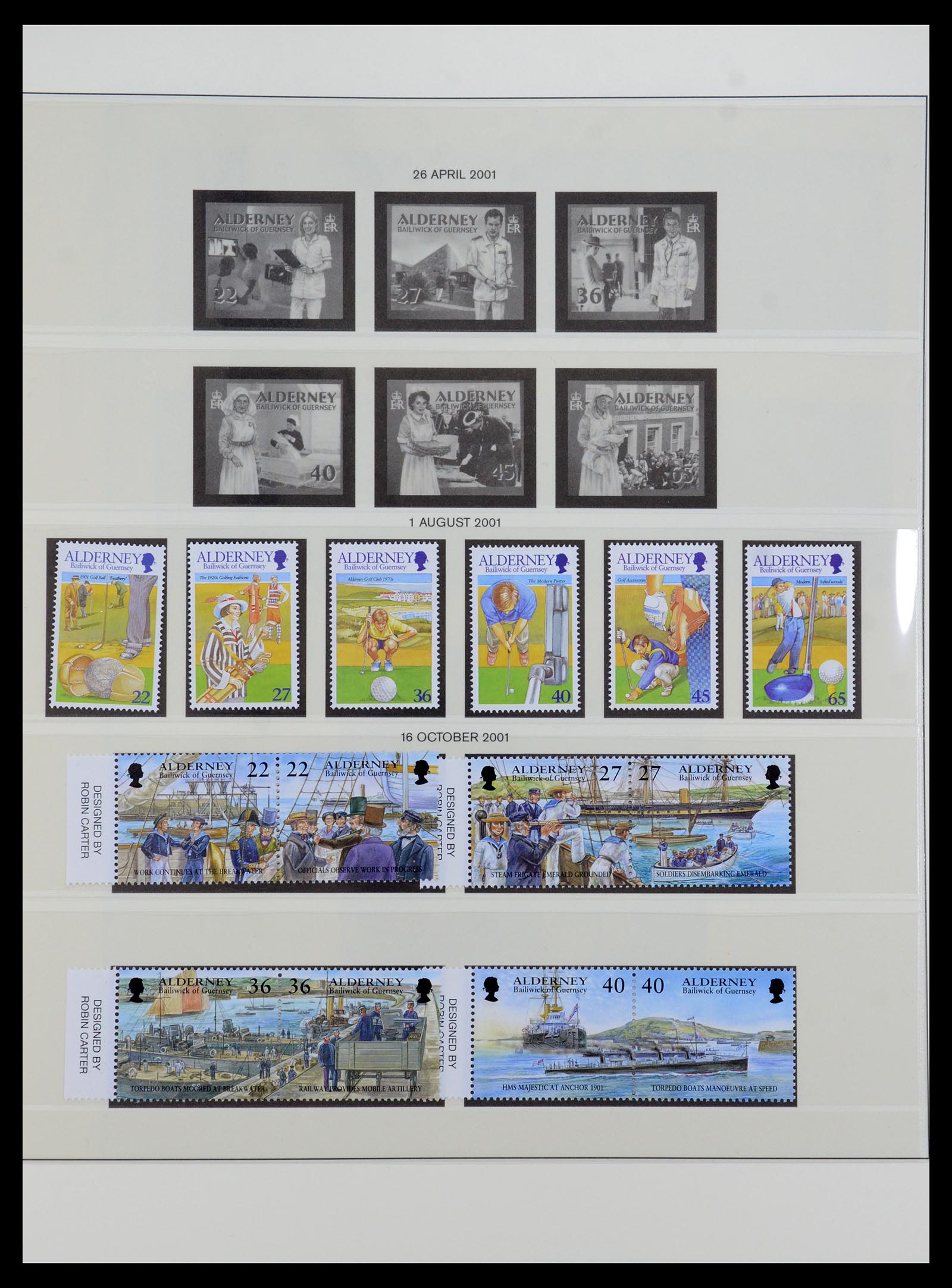 36001 020 - Stamp collection 36001 Alderney 1983-2008.