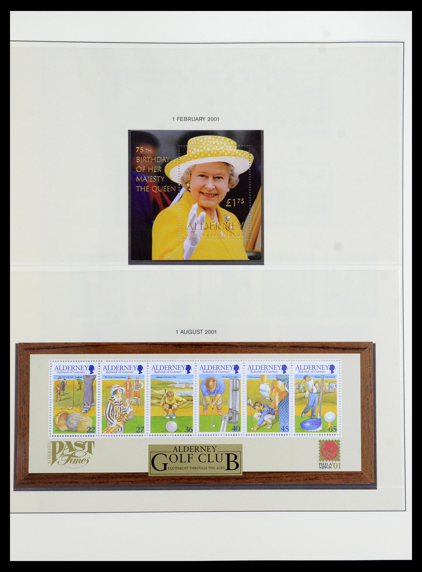 36001 022 - Postzegelverzameling 36001 Alderney 1983-2008.