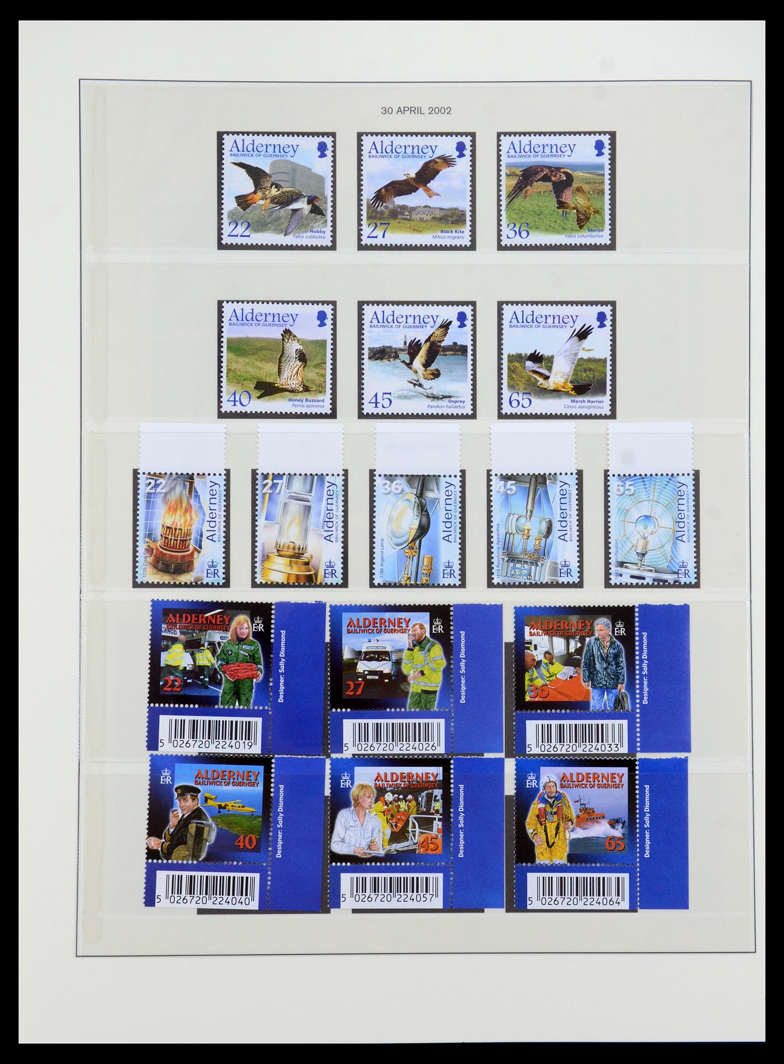 36001 023 - Postzegelverzameling 36001 Alderney 1983-2008.