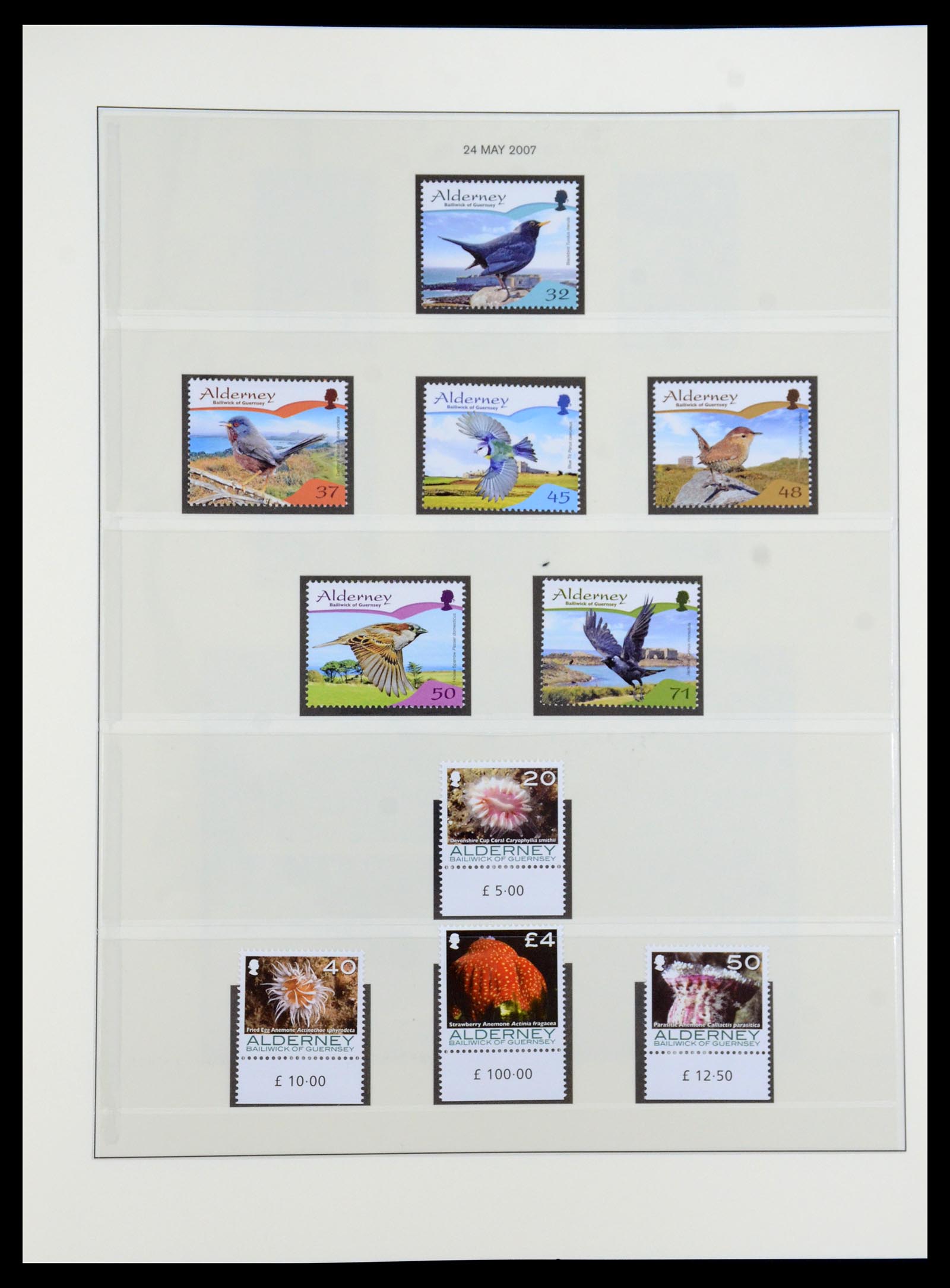 36001 036 - Postzegelverzameling 36001 Alderney 1983-2008.