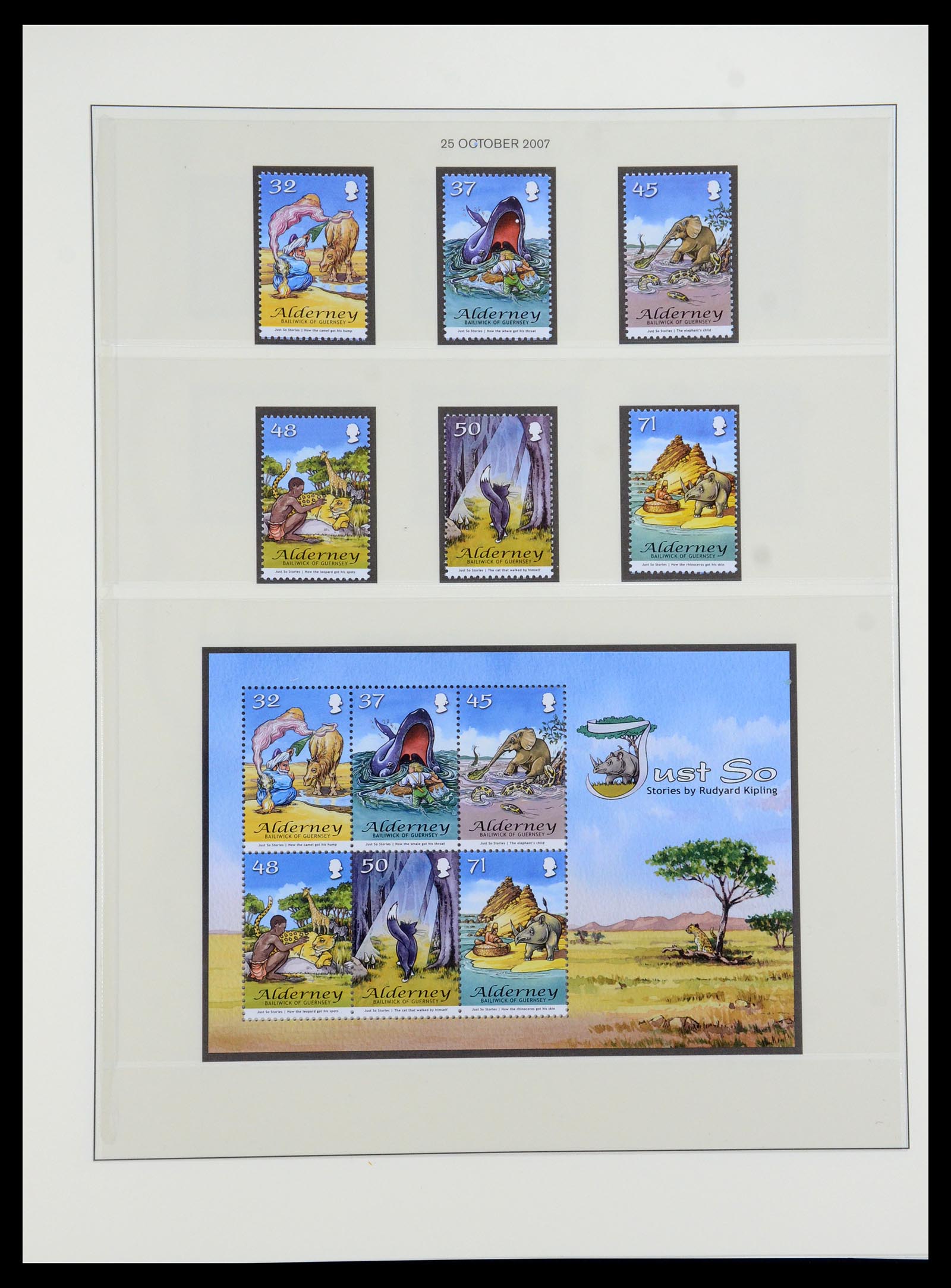 36001 037 - Postzegelverzameling 36001 Alderney 1983-2008.