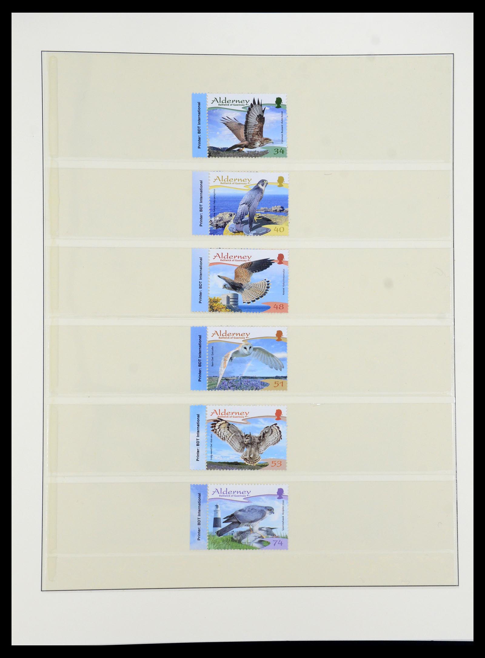 36001 040 - Postzegelverzameling 36001 Alderney 1983-2008.