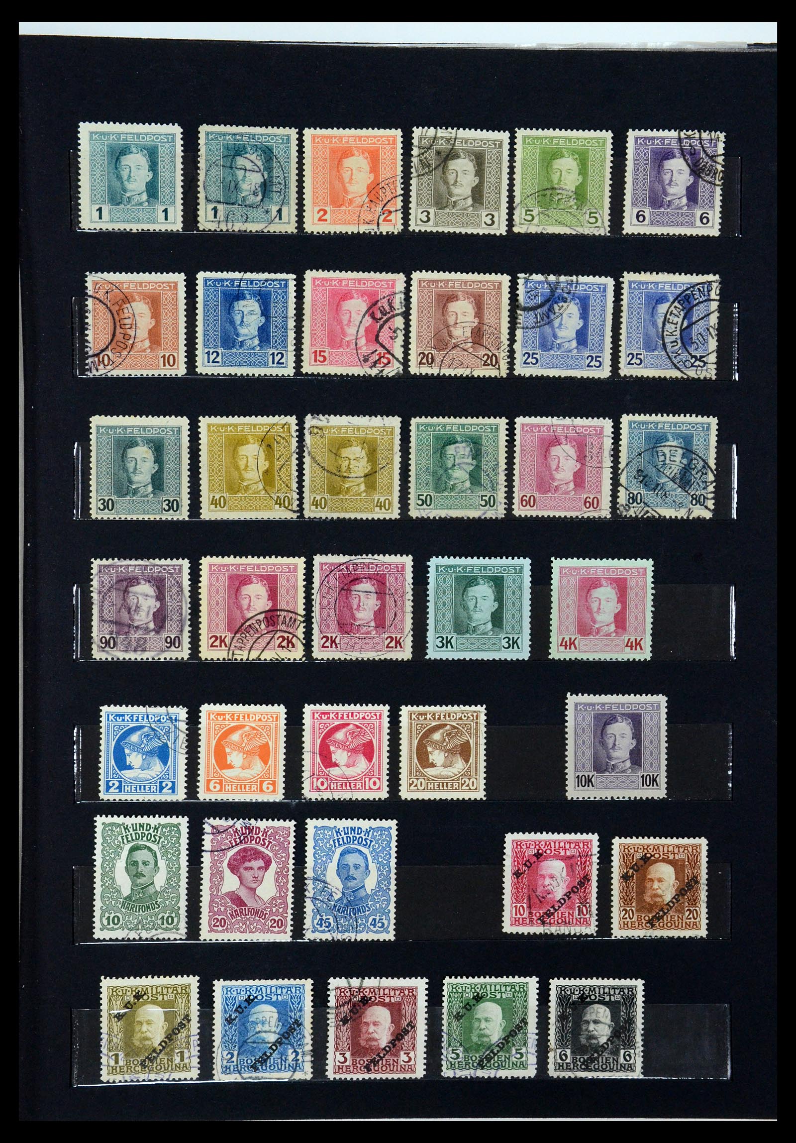 36002 011 - Postzegelverzameling 36002 Oostenrijk en gebieden 1858-1958.