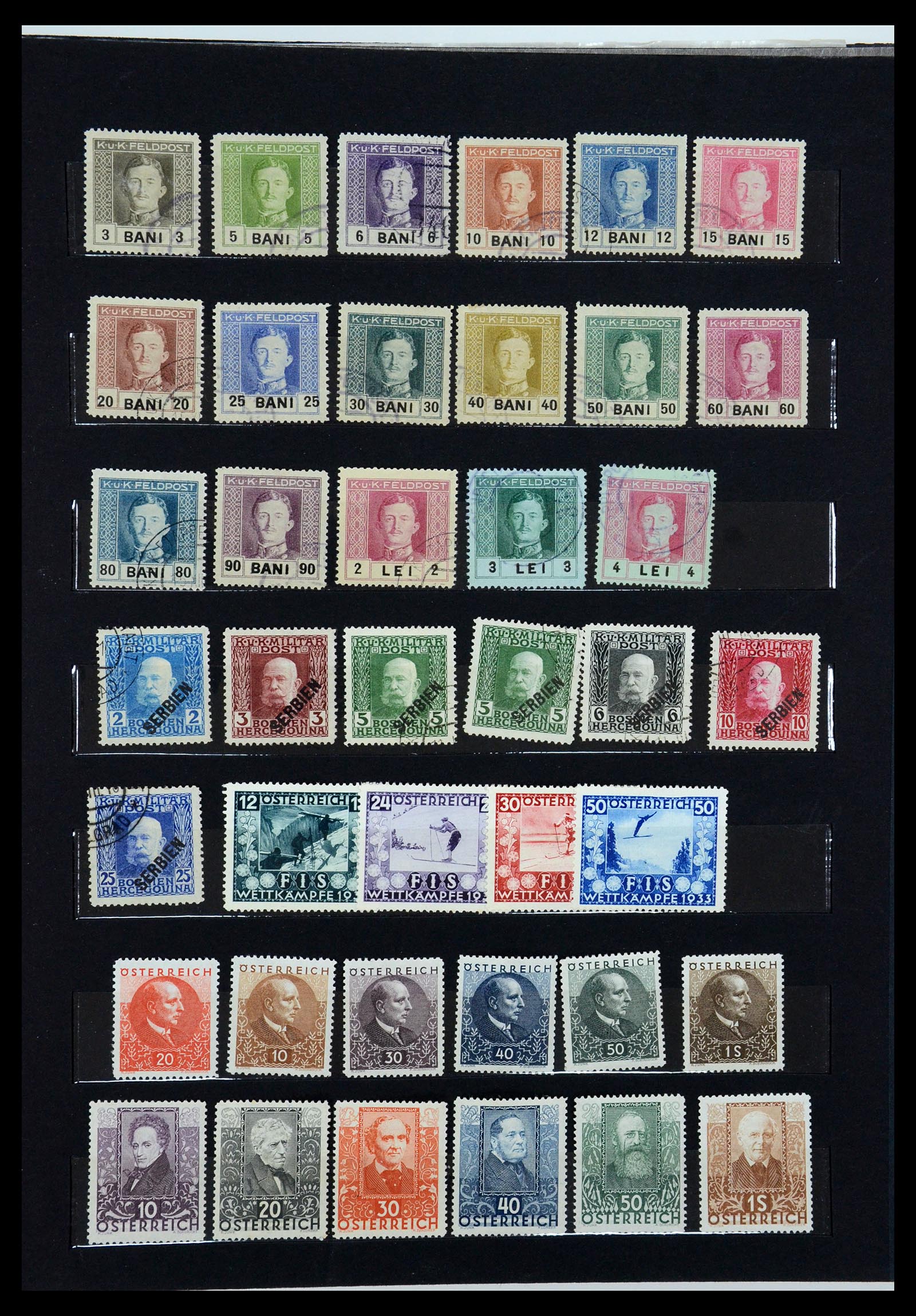 36002 012 - Postzegelverzameling 36002 Oostenrijk en gebieden 1858-1958.