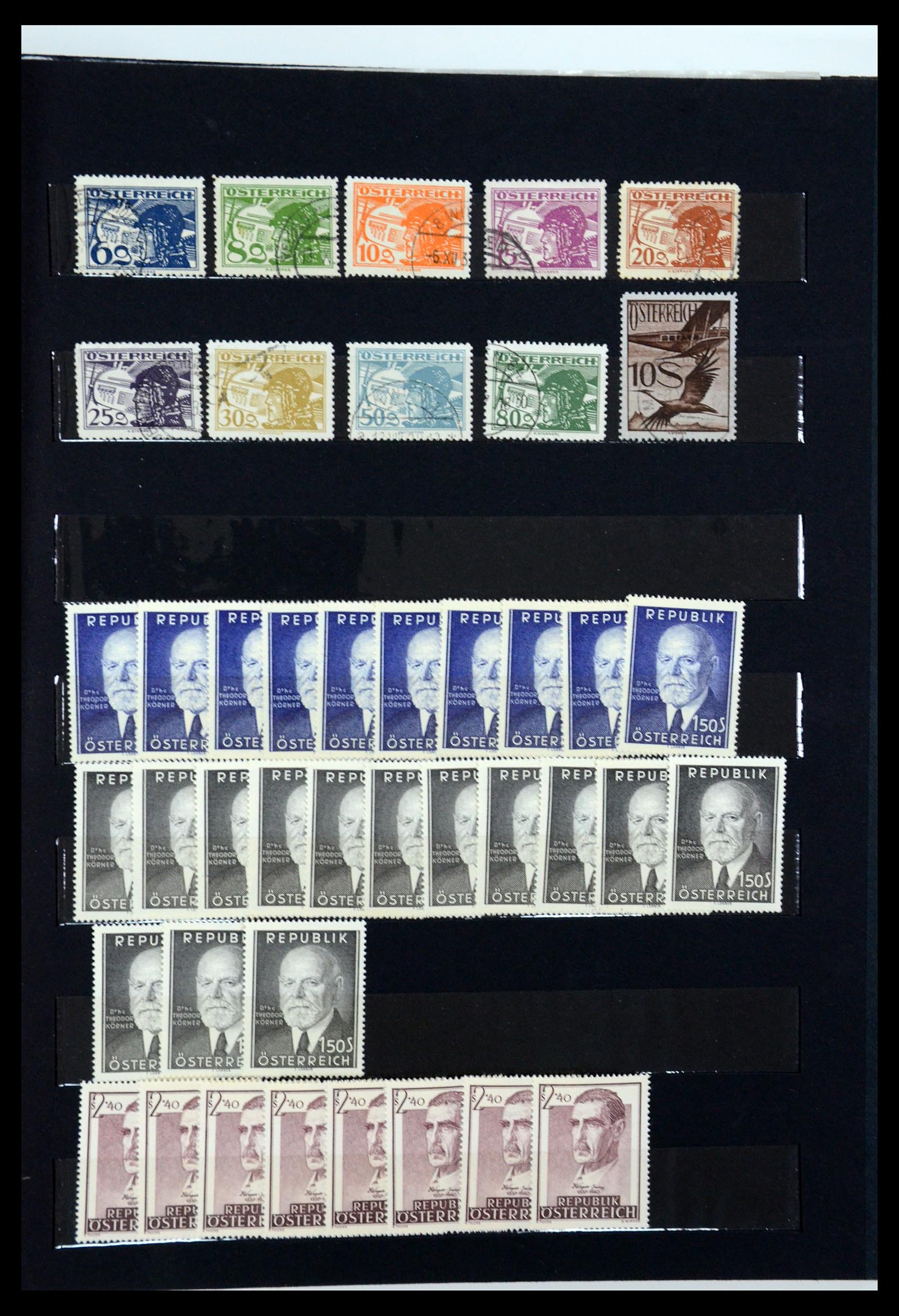 36002 015 - Postzegelverzameling 36002 Oostenrijk en gebieden 1858-1958.