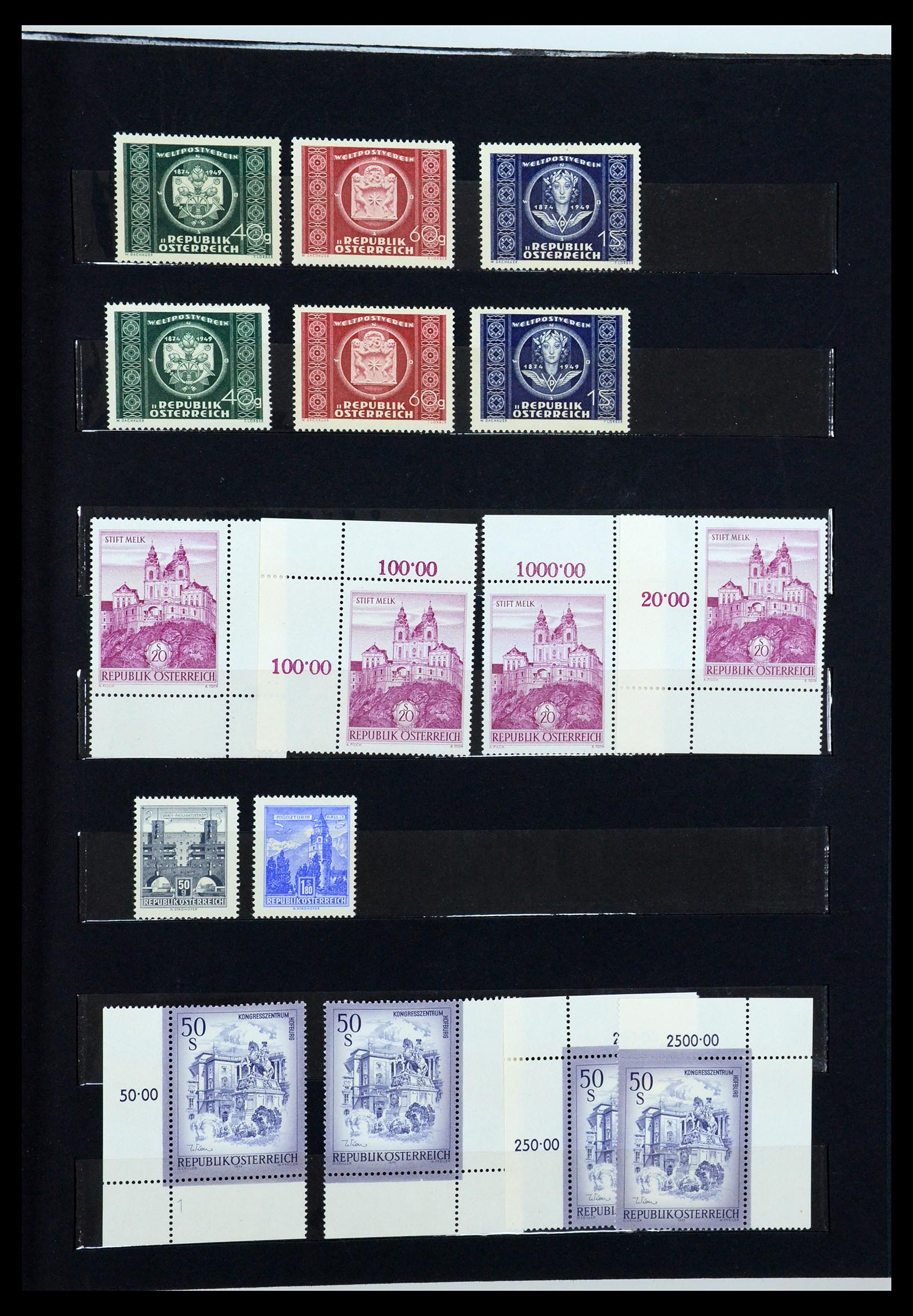 36002 017 - Postzegelverzameling 36002 Oostenrijk en gebieden 1858-1958.