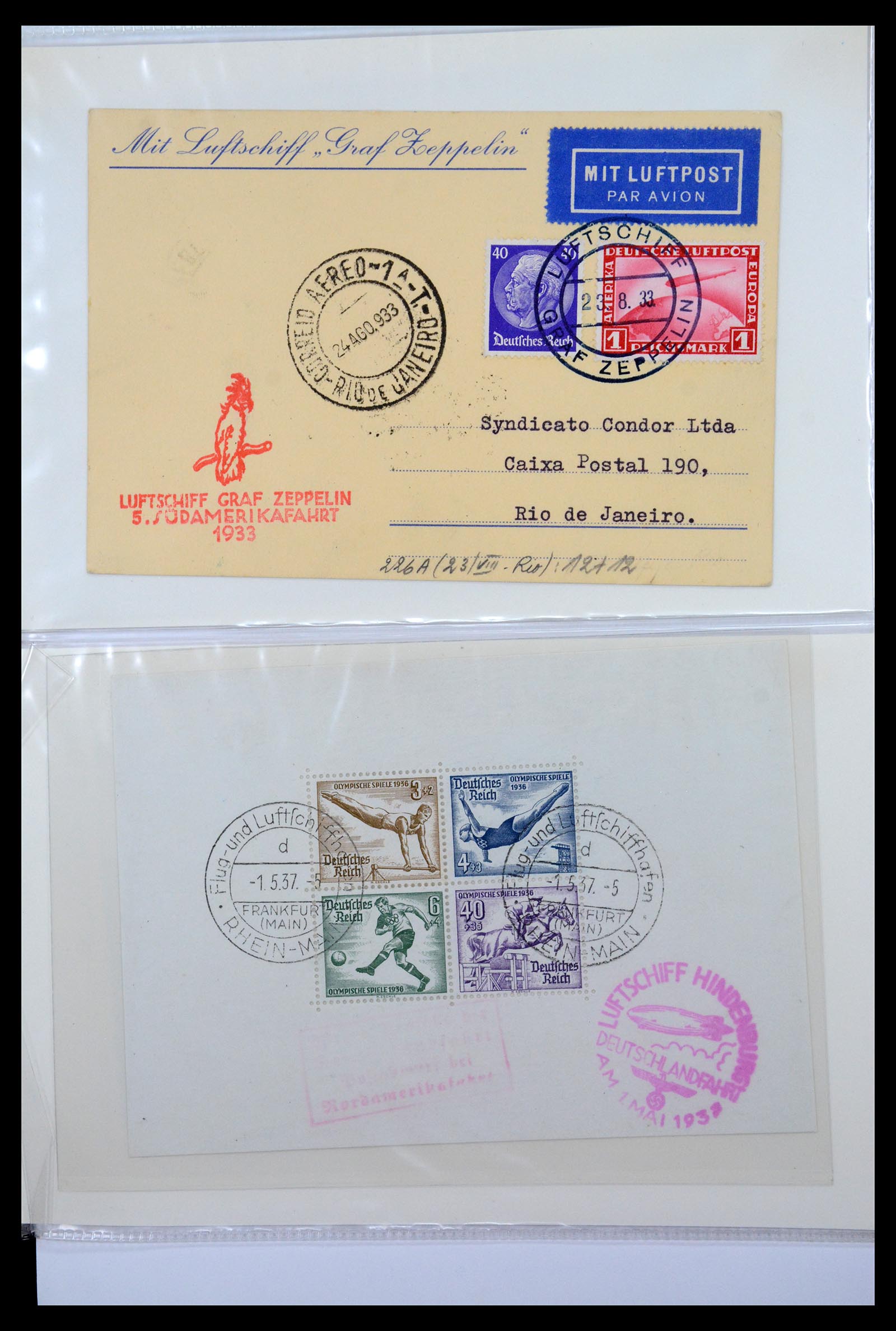 36009 013 - Stamp collection 36009 Airmail stamps and covers 1920-1940.