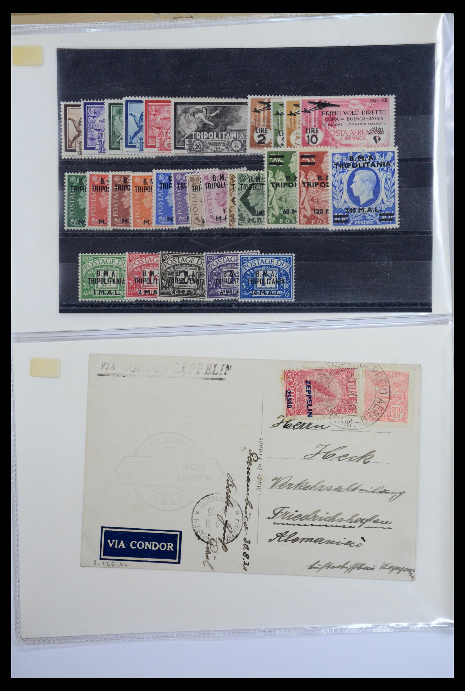 36009 014 - Postzegelverzameling 36009 Luchtpost zegels en brieven 1920-1940.