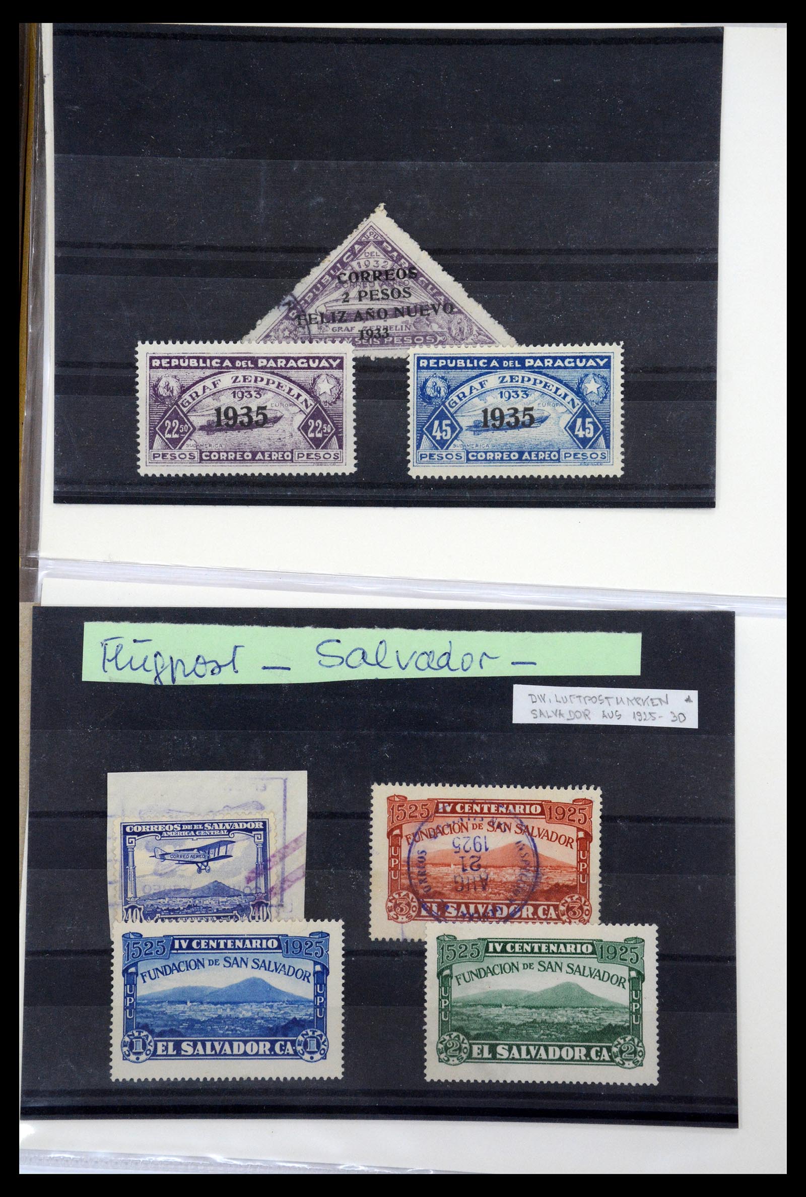 36009 031 - Postzegelverzameling 36009 Luchtpost zegels en brieven 1920-1940.