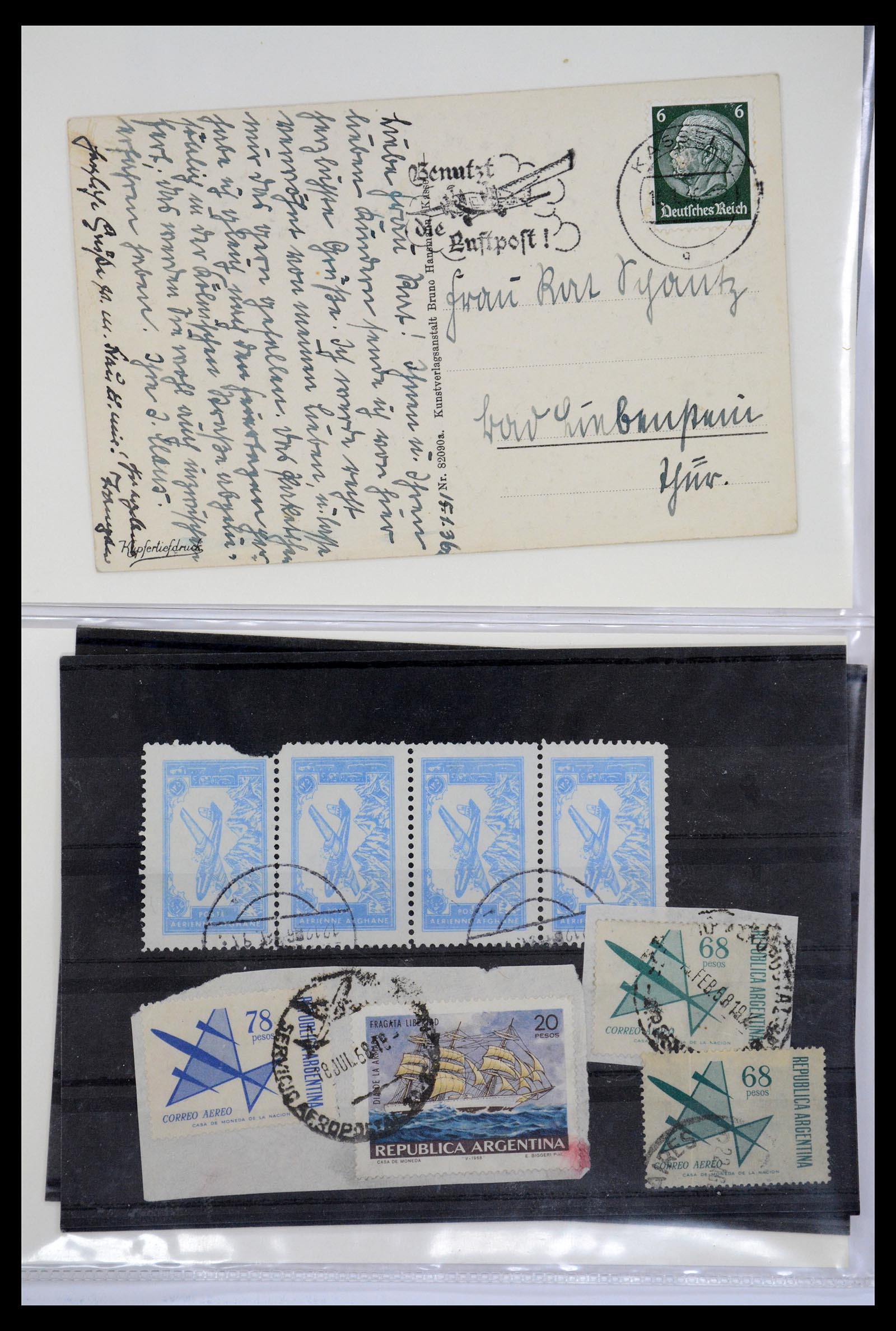 36009 032 - Postzegelverzameling 36009 Luchtpost zegels en brieven 1920-1940.