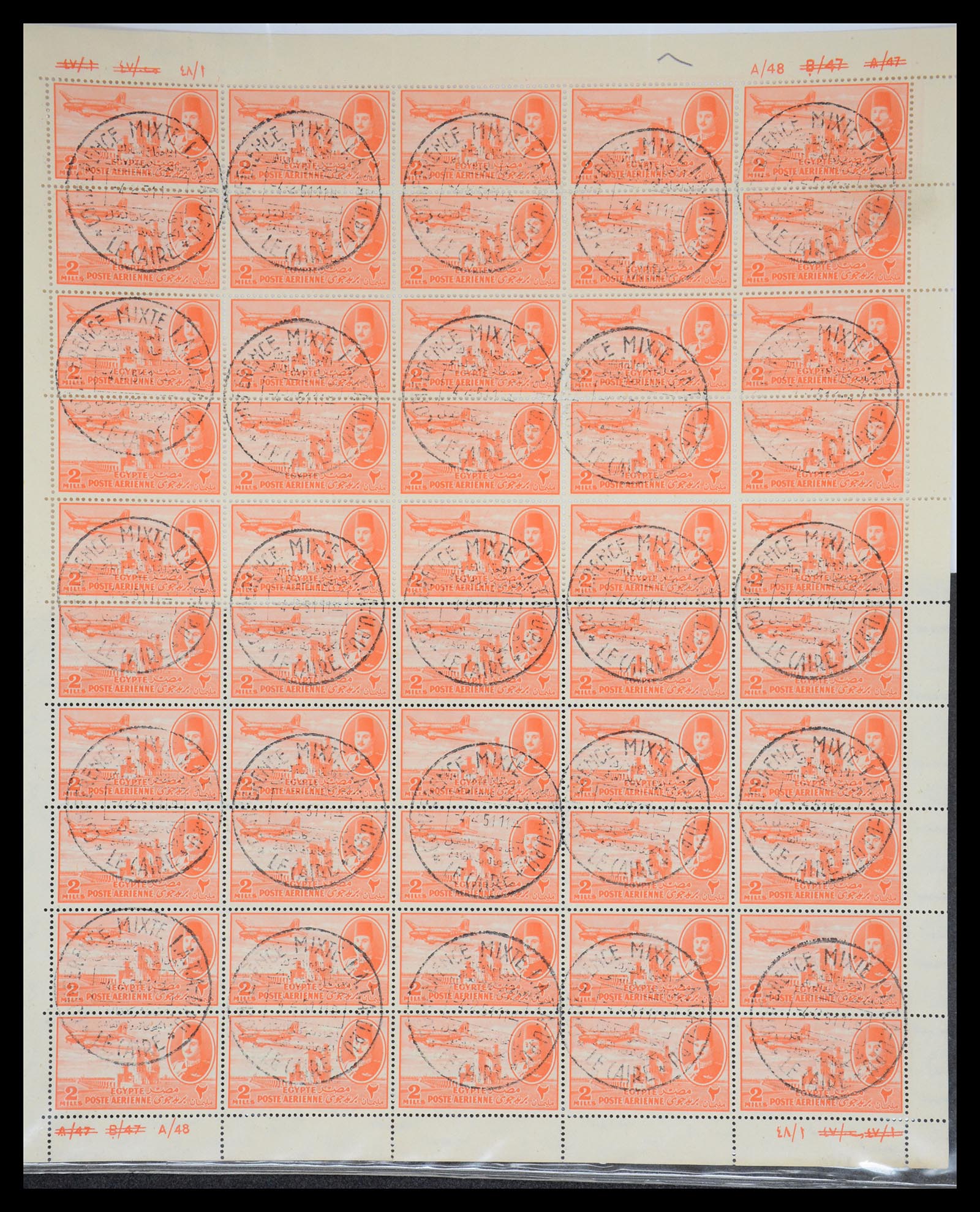 36009 033 - Postzegelverzameling 36009 Luchtpost zegels en brieven 1920-1940.