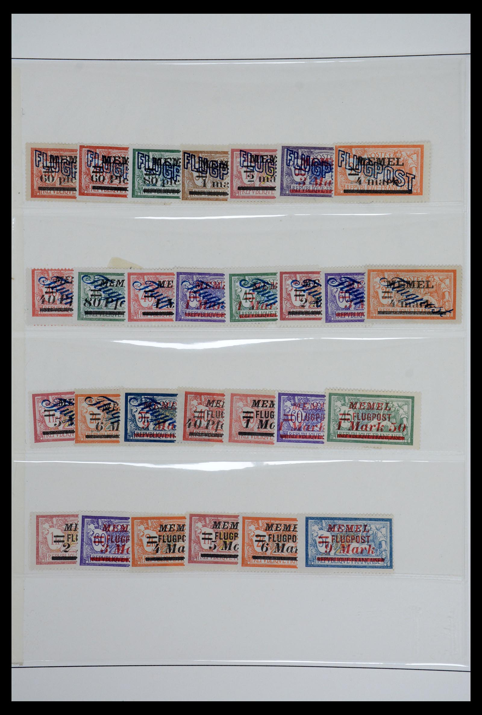 36009 055 - Postzegelverzameling 36009 Luchtpost zegels en brieven 1920-1940.
