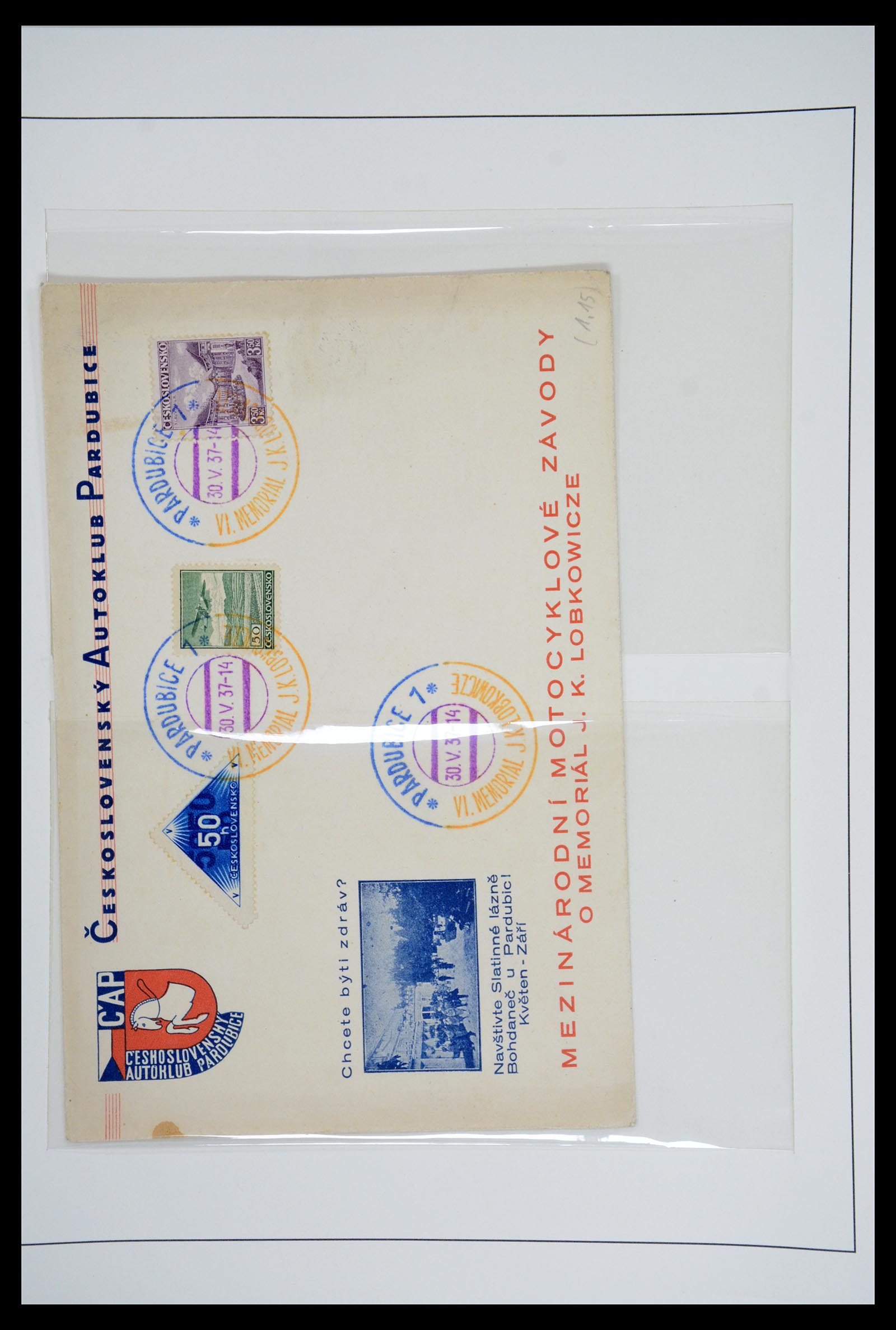 36009 059 - Postzegelverzameling 36009 Luchtpost zegels en brieven 1920-1940.