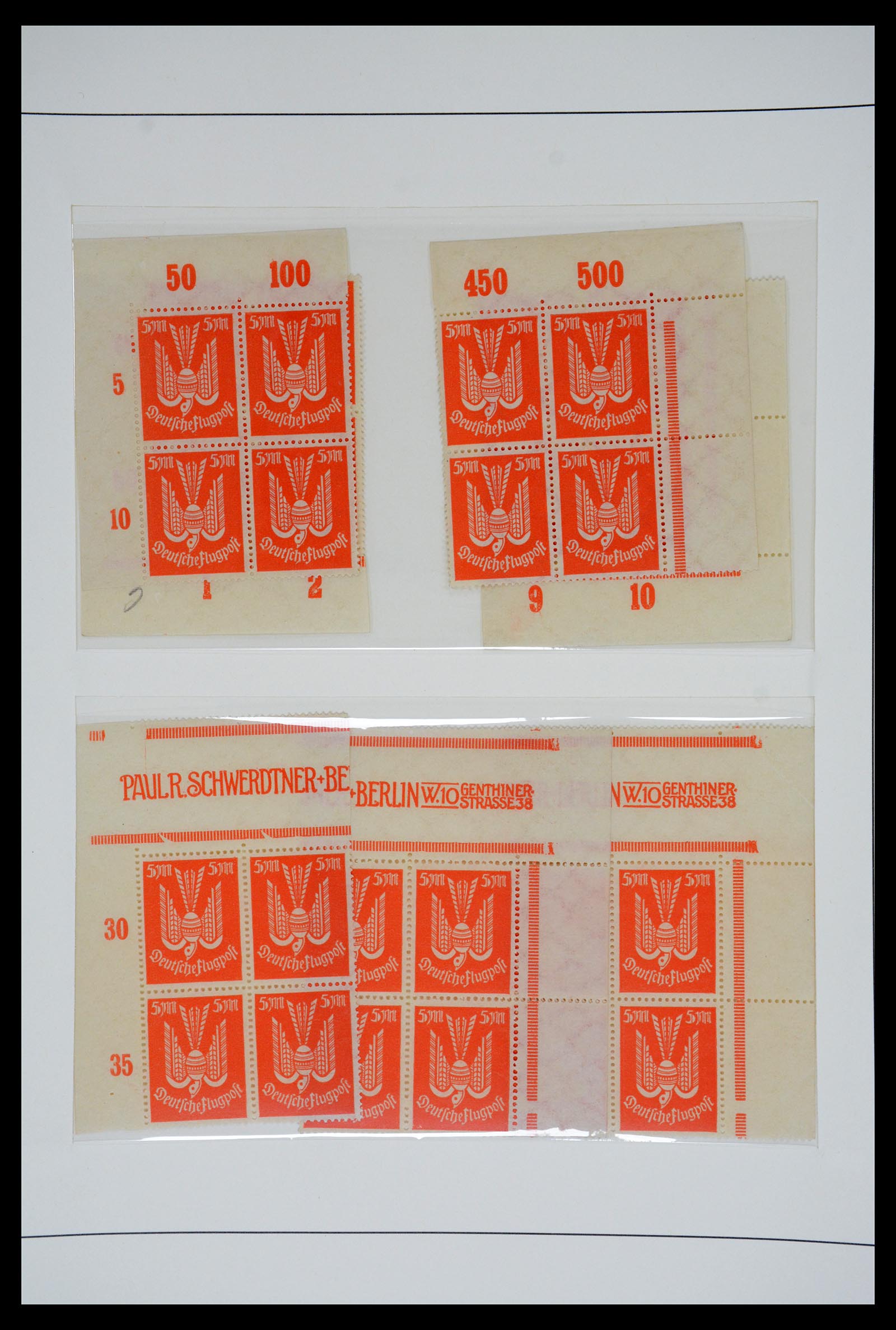 36009 062 - Postzegelverzameling 36009 Luchtpost zegels en brieven 1920-1940.