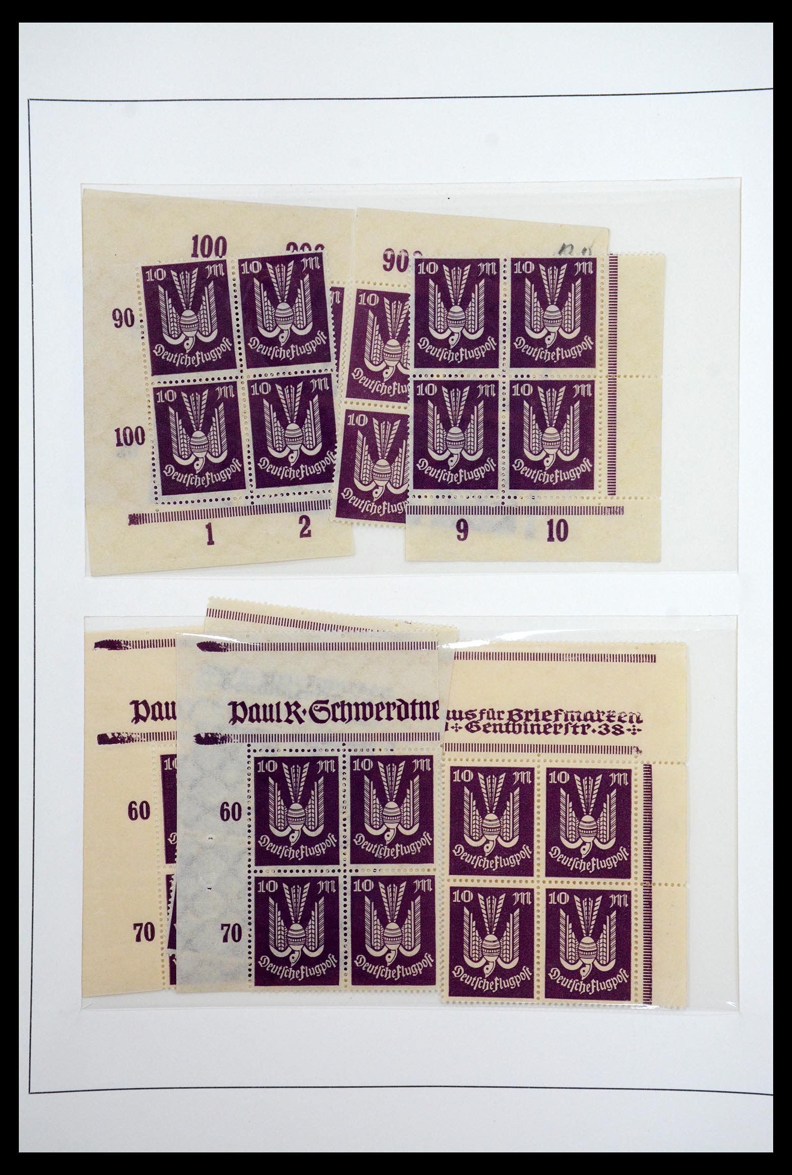 36009 063 - Postzegelverzameling 36009 Luchtpost zegels en brieven 1920-1940.