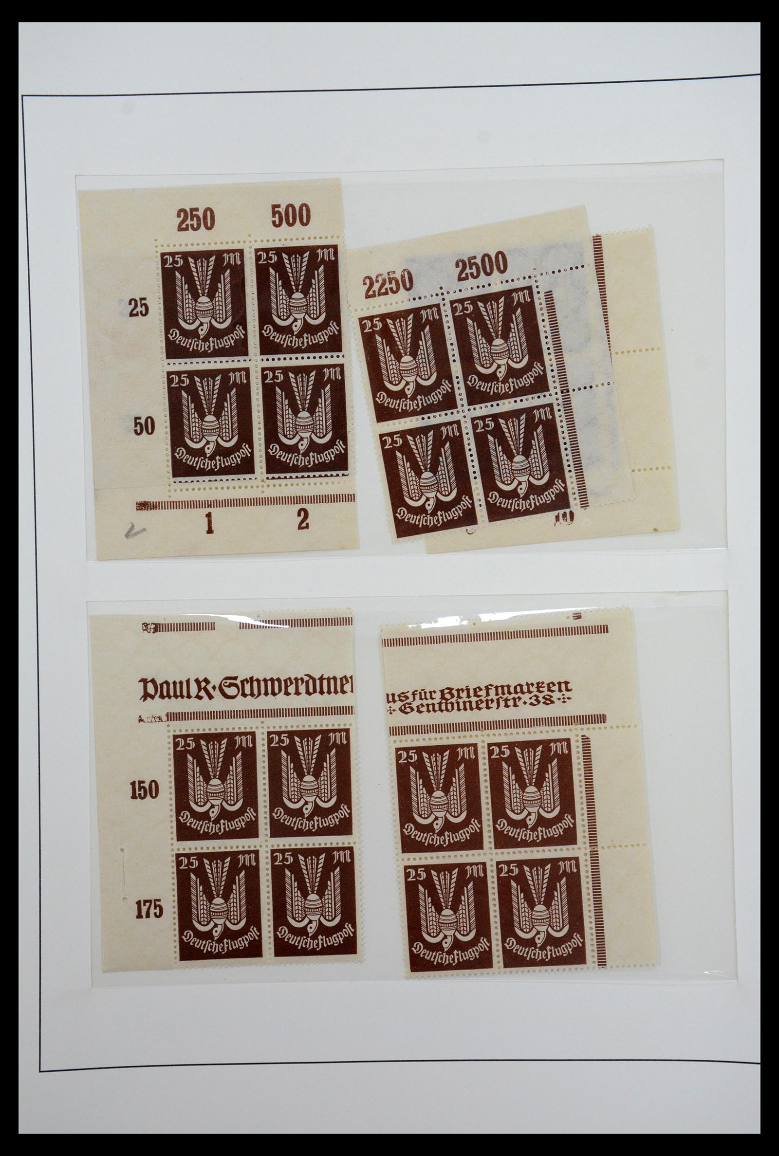 36009 064 - Postzegelverzameling 36009 Luchtpost zegels en brieven 1920-1940.