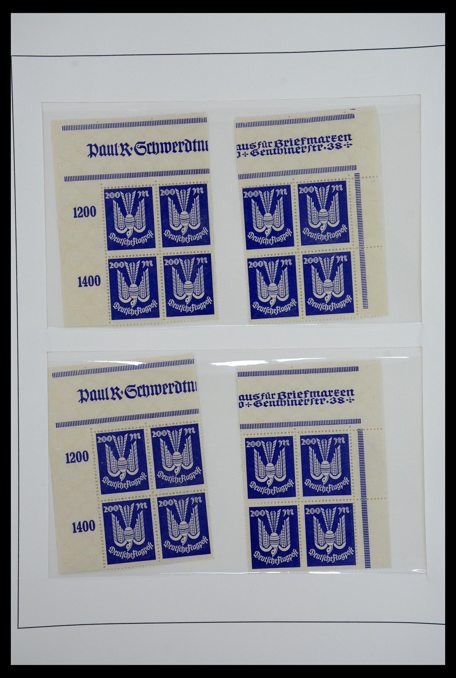36009 066 - Postzegelverzameling 36009 Luchtpost zegels en brieven 1920-1940.