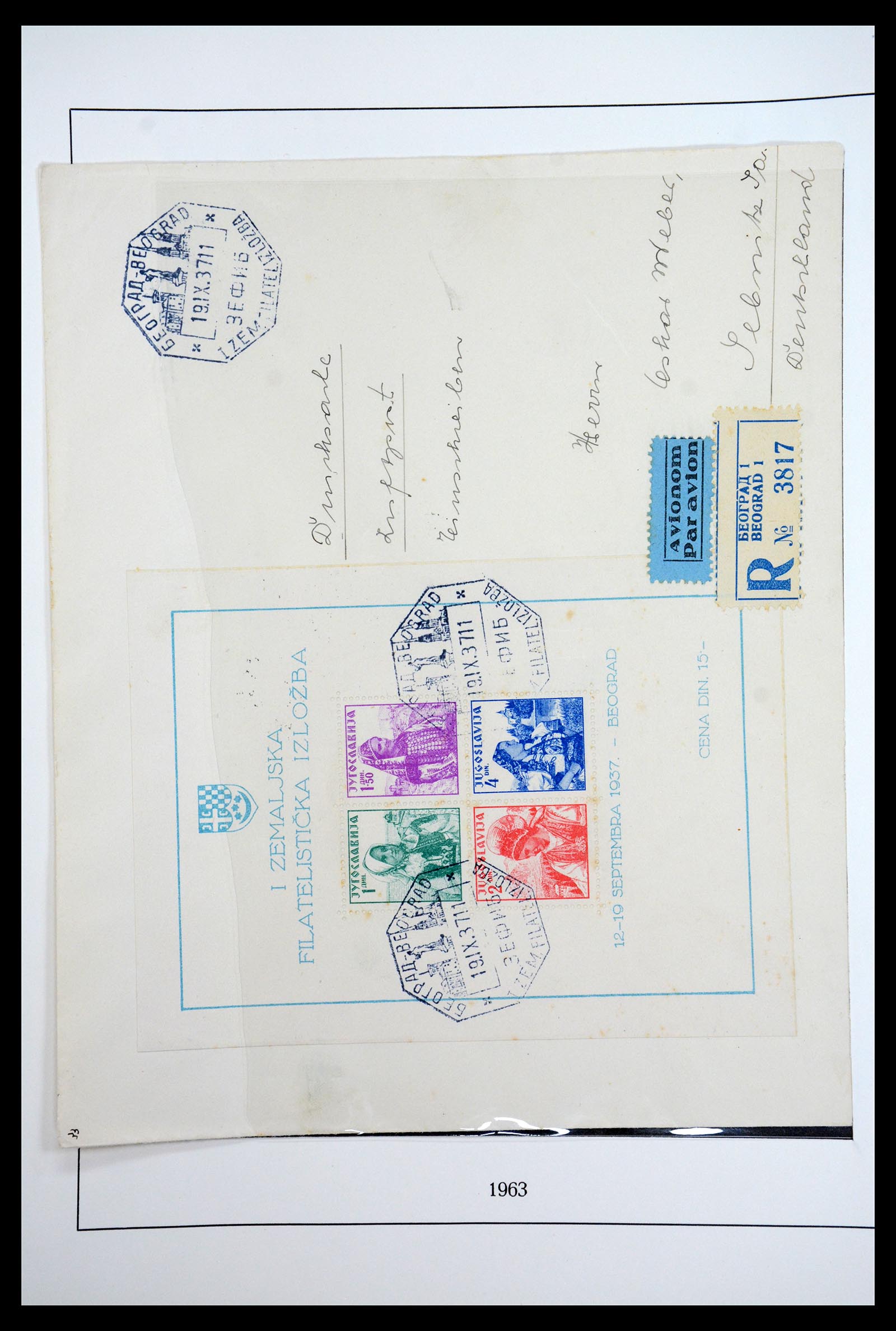 36009 067 - Postzegelverzameling 36009 Luchtpost zegels en brieven 1920-1940.