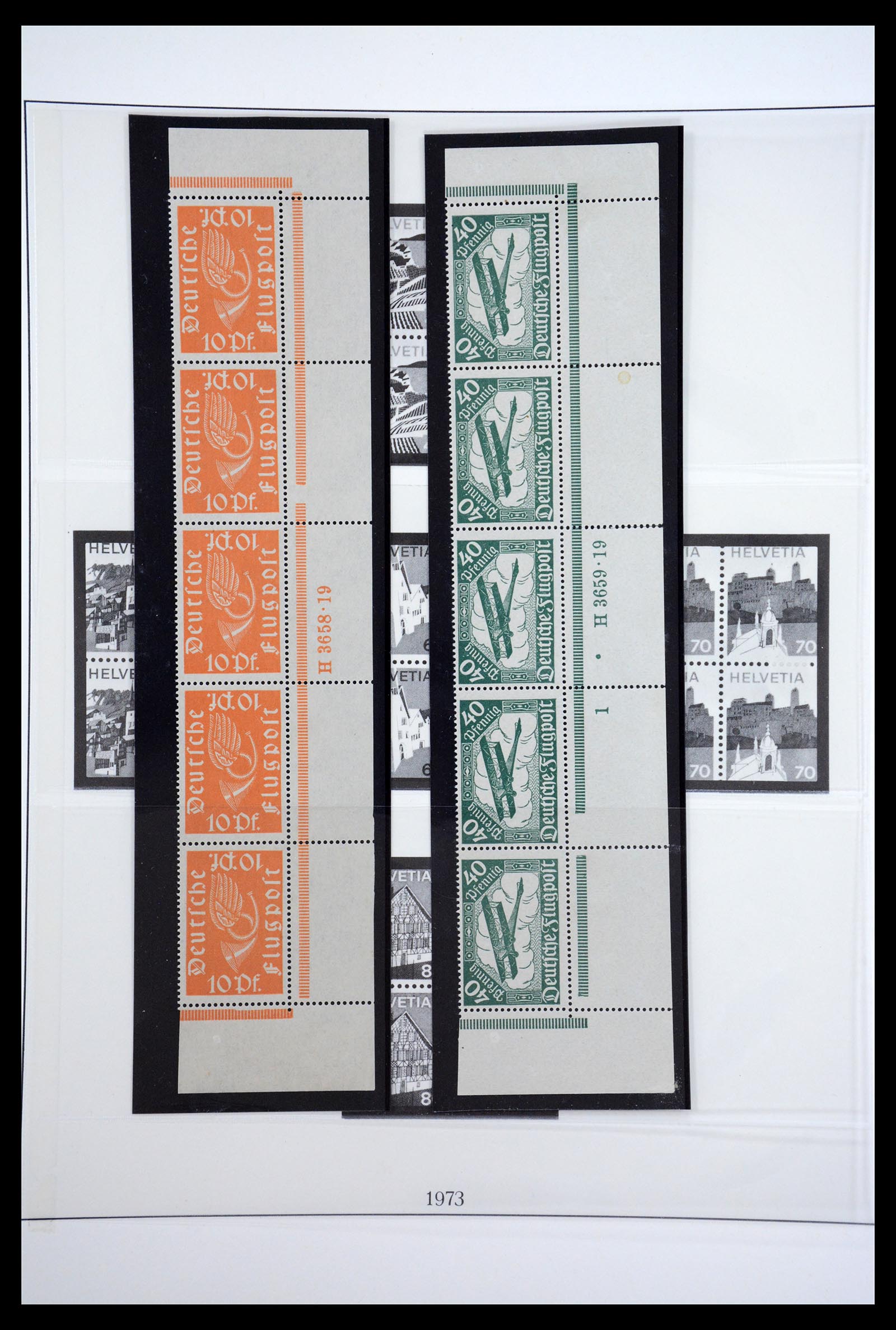 36009 076 - Postzegelverzameling 36009 Luchtpost zegels en brieven 1920-1940.