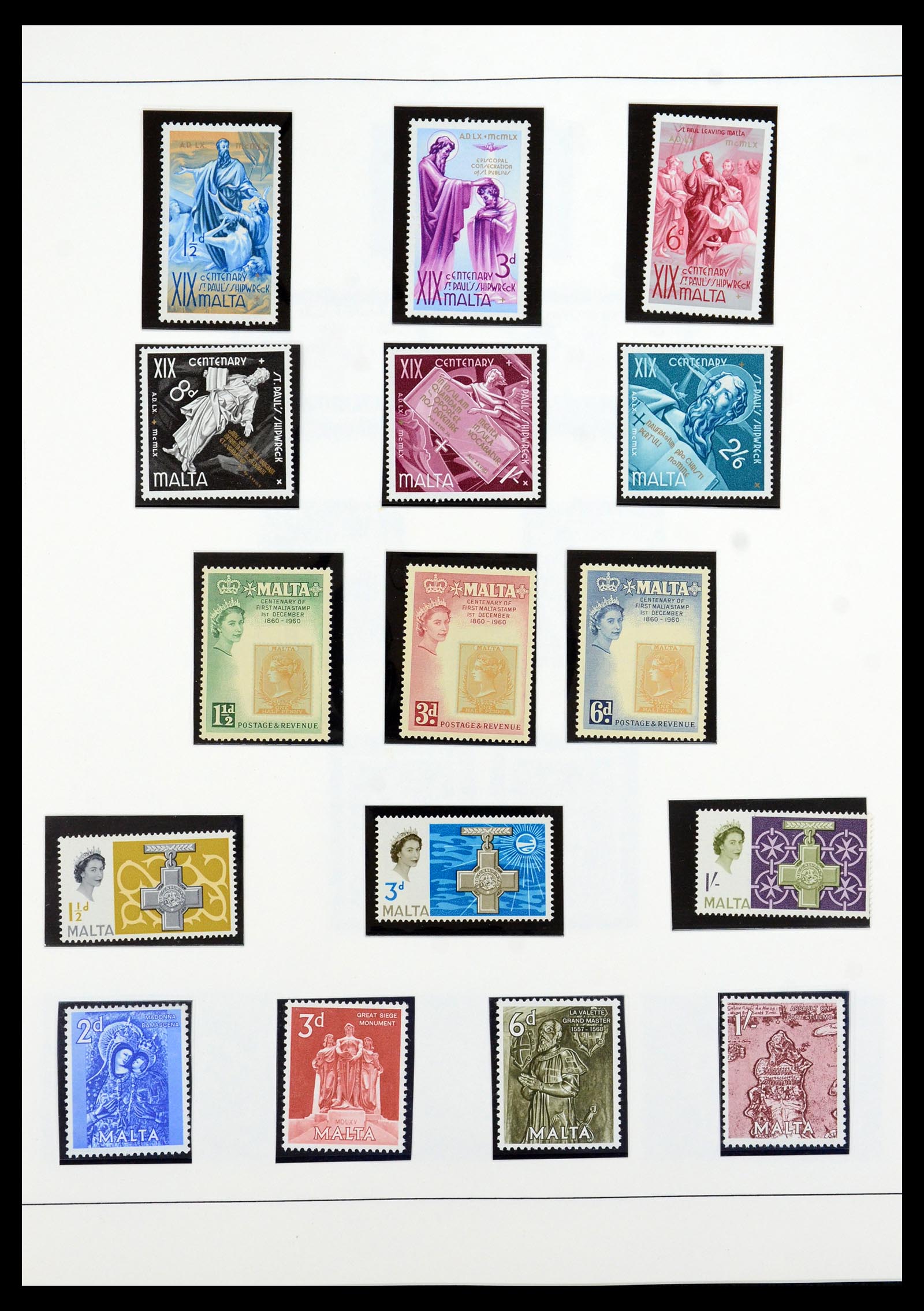 36024 005 - Postzegelverzameling 36024 Malta 1937-2007.