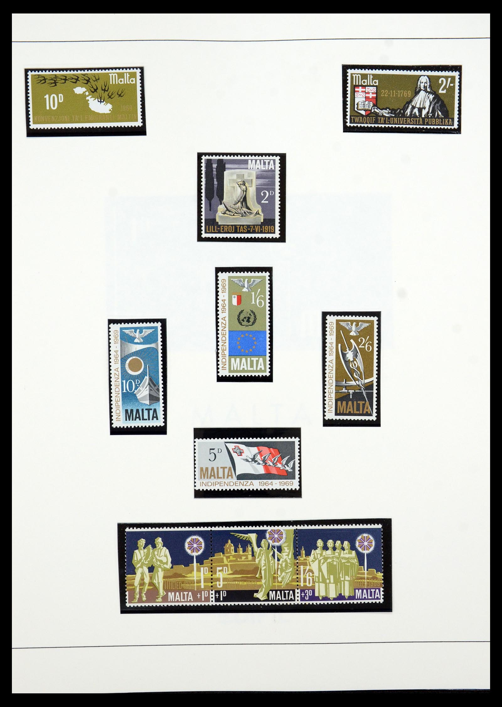 36024 014 - Postzegelverzameling 36024 Malta 1937-2007.