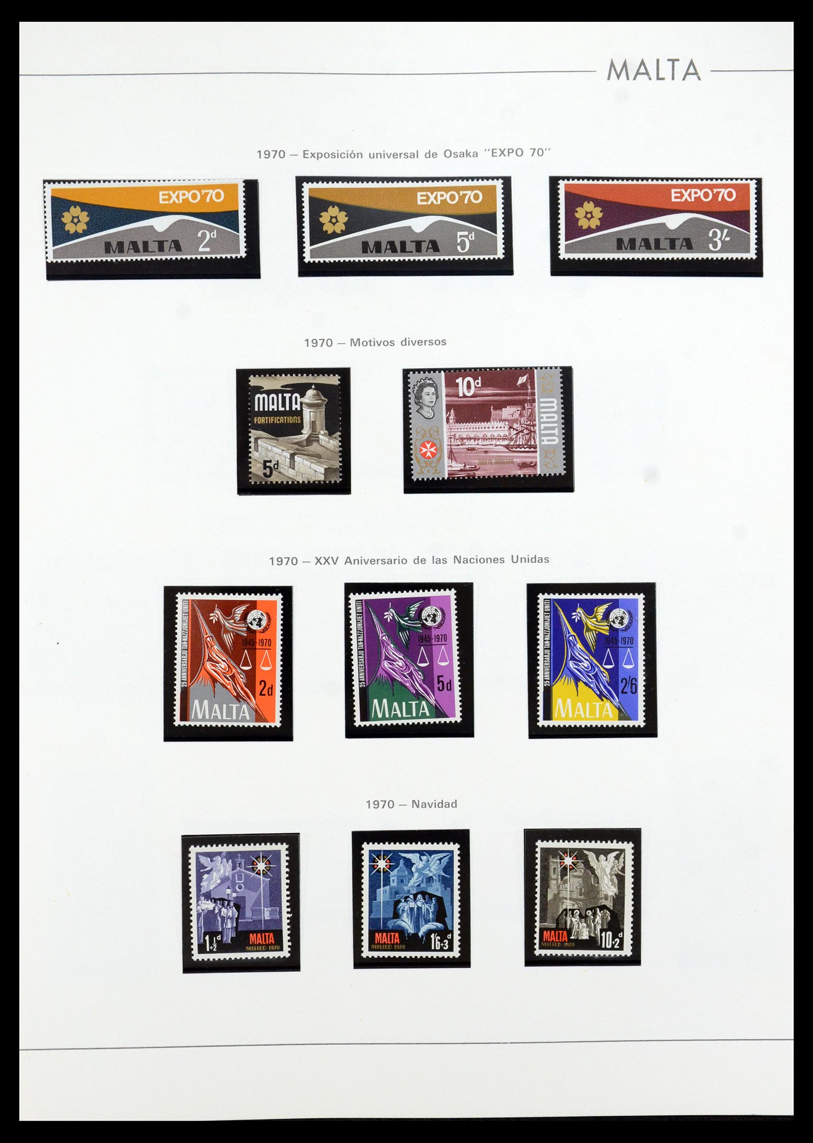 36024 016 - Postzegelverzameling 36024 Malta 1937-2007.