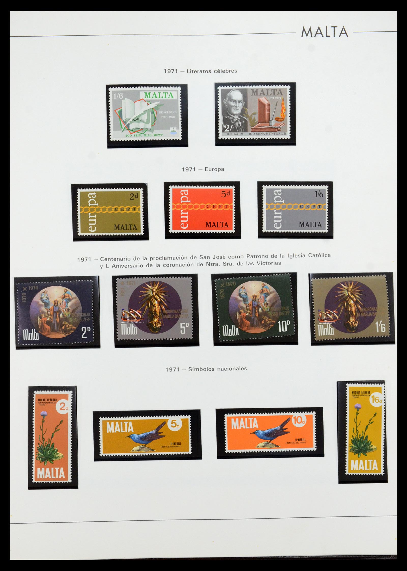 36024 017 - Postzegelverzameling 36024 Malta 1937-2007.