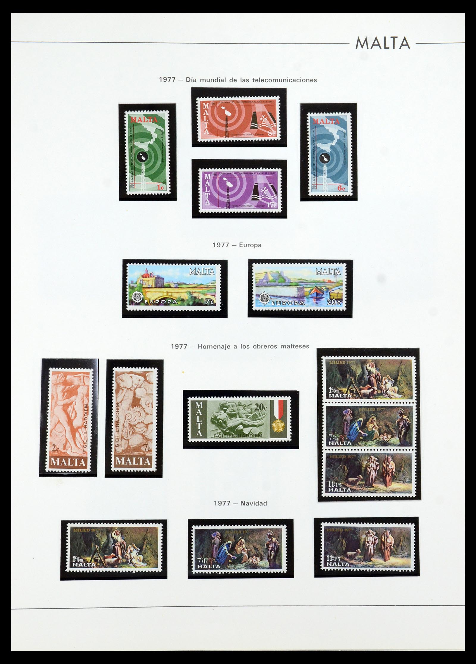 36024 033 - Postzegelverzameling 36024 Malta 1937-2007.