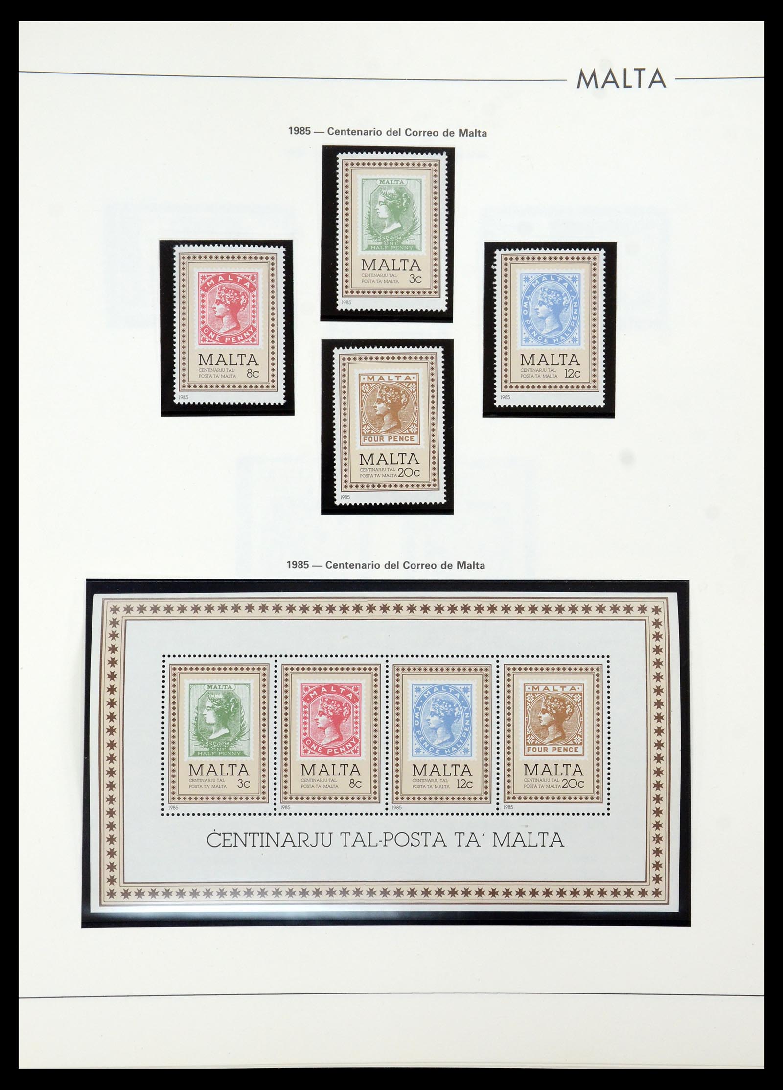 36024 051 - Postzegelverzameling 36024 Malta 1937-2007.