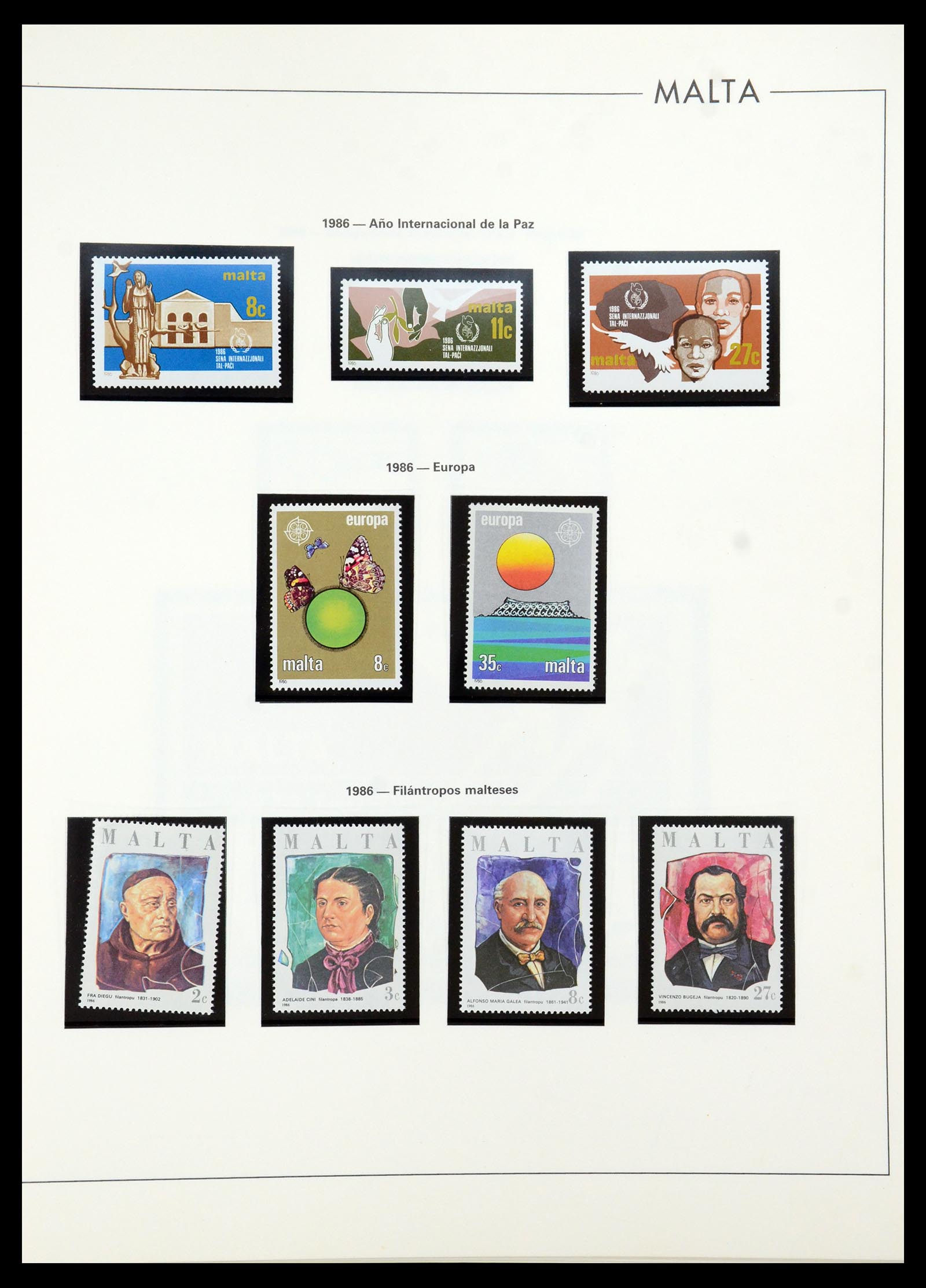 36024 054 - Postzegelverzameling 36024 Malta 1937-2007.