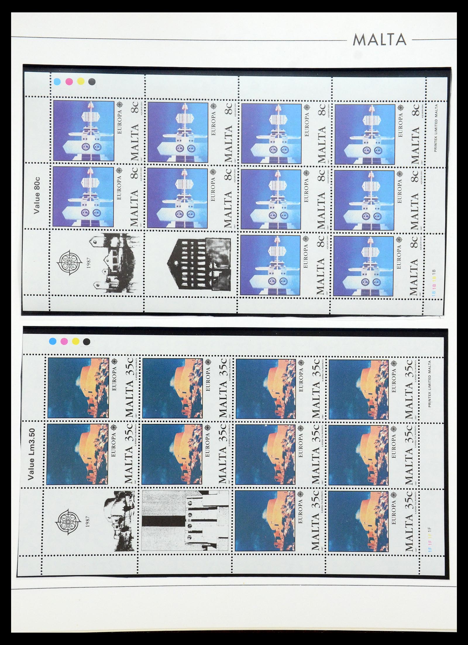 36024 058 - Postzegelverzameling 36024 Malta 1937-2007.