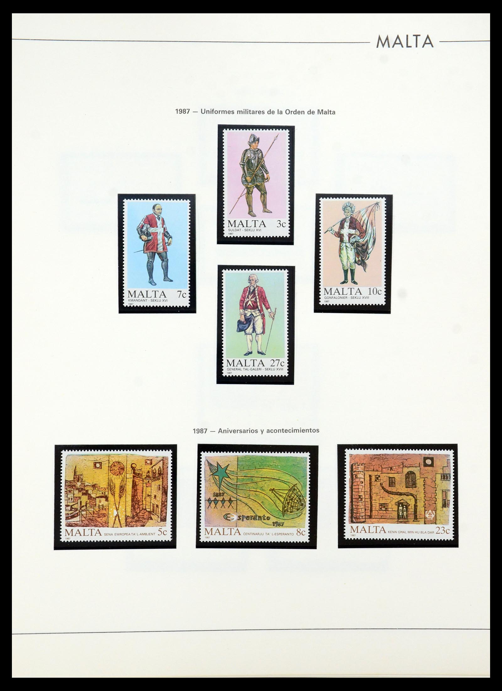 36024 059 - Postzegelverzameling 36024 Malta 1937-2007.